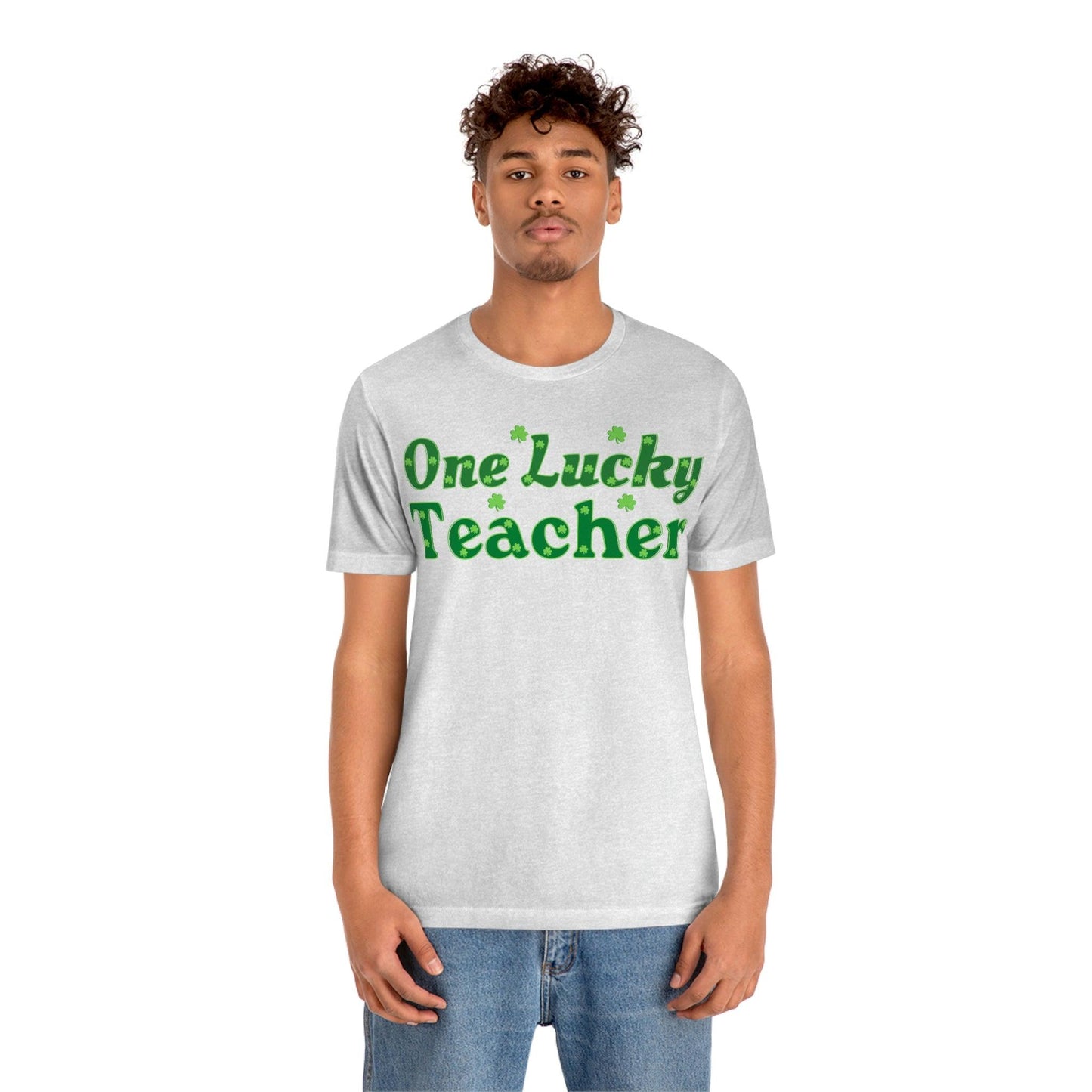 One Lucky Teacher Shirt feeling Lucky St Patrick's Day shirt - Funny St Paddy's day Funny Shirt - Giftsmojo