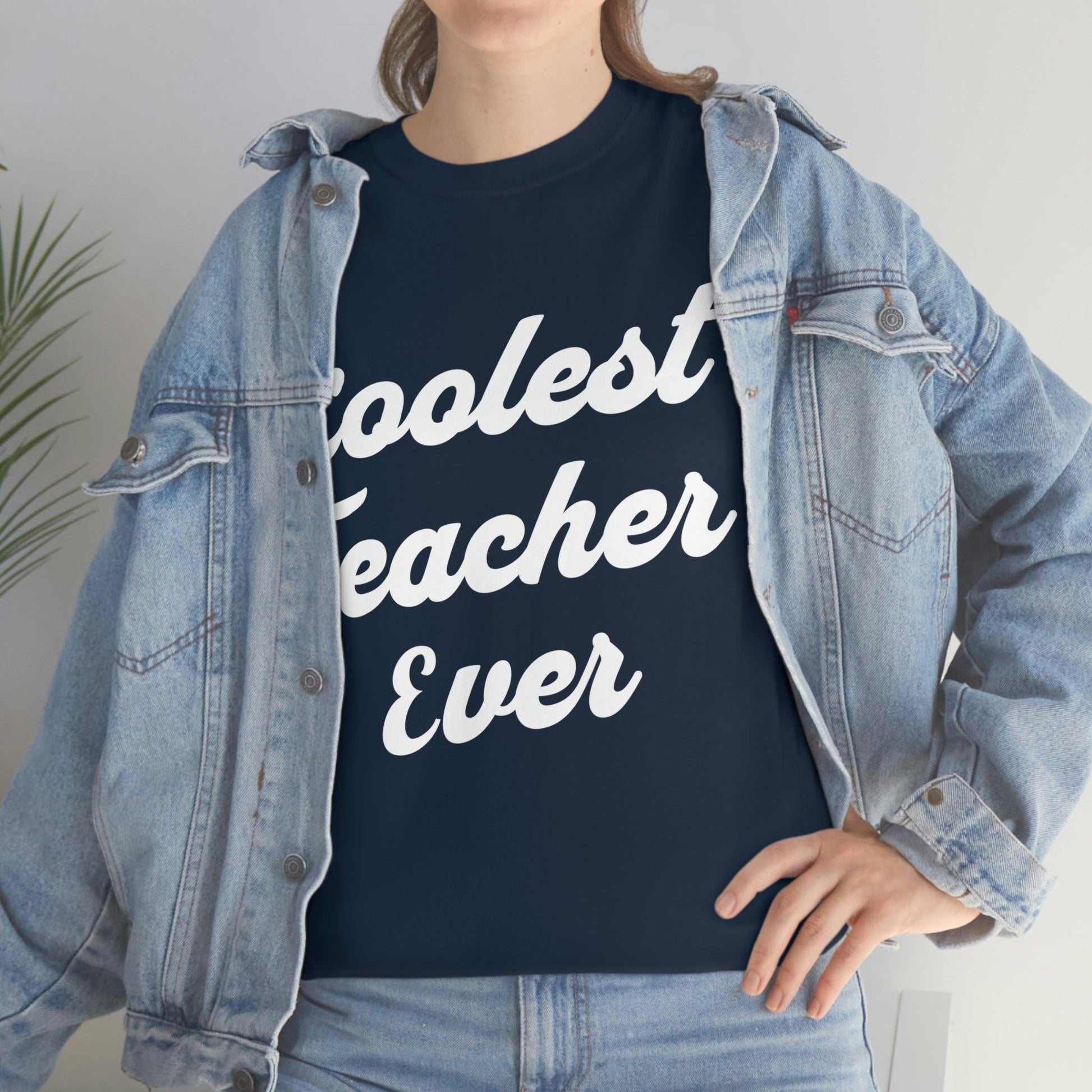 Coolest Teacher Ever T-Shirt - Giftsmojo