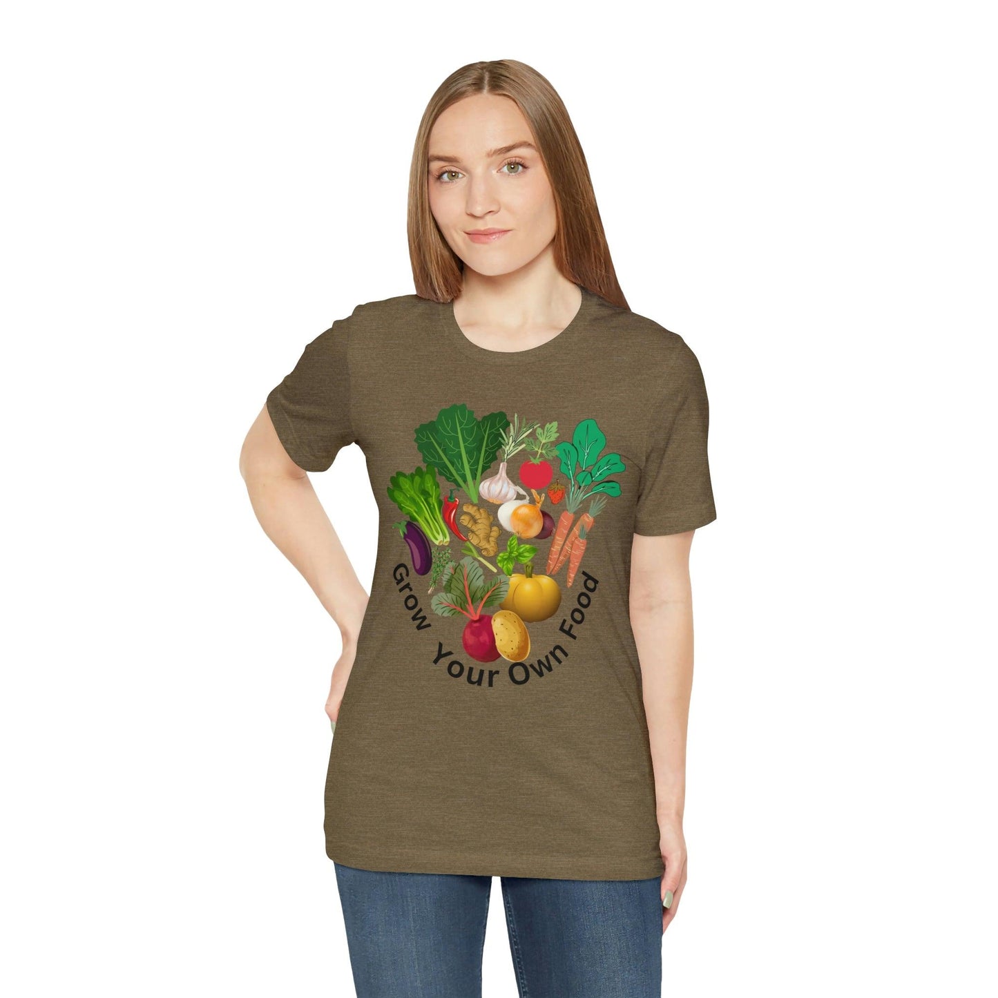 Shirt for Gardeners, Garden Tshirt, Grow Your Own Food shirt, Gift for Gardener, Garden Shirt for Women, Homesteader Shirt, Garden Graphic Tee - Giftsmojo