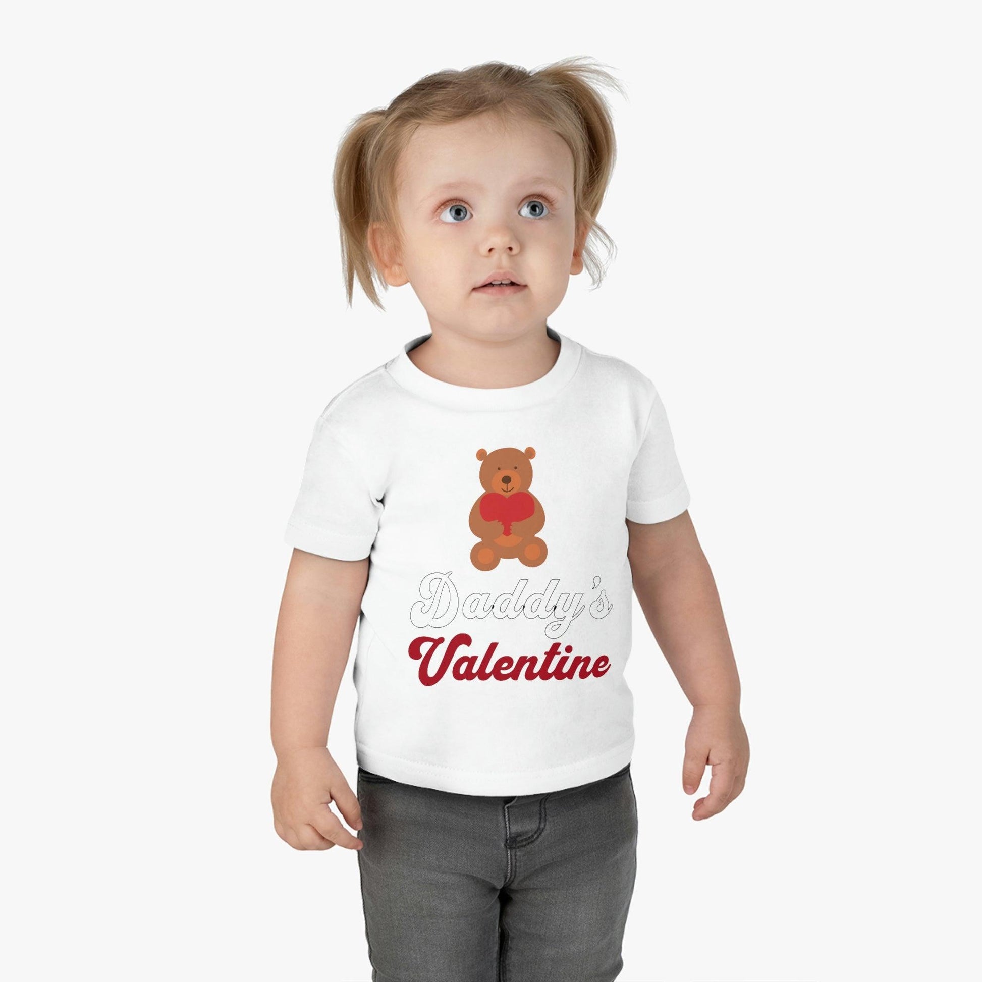 Daddy's Valentine - Kids Valentine day shirt - Giftsmojo