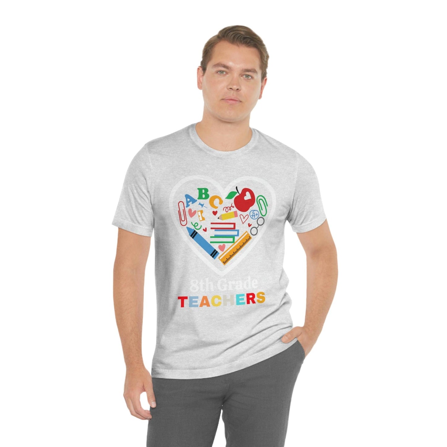 Love 8th Grade Teacher Shirt - Teacher Appreciation Shirt - Gift for Teachers - 8th Grade shirt