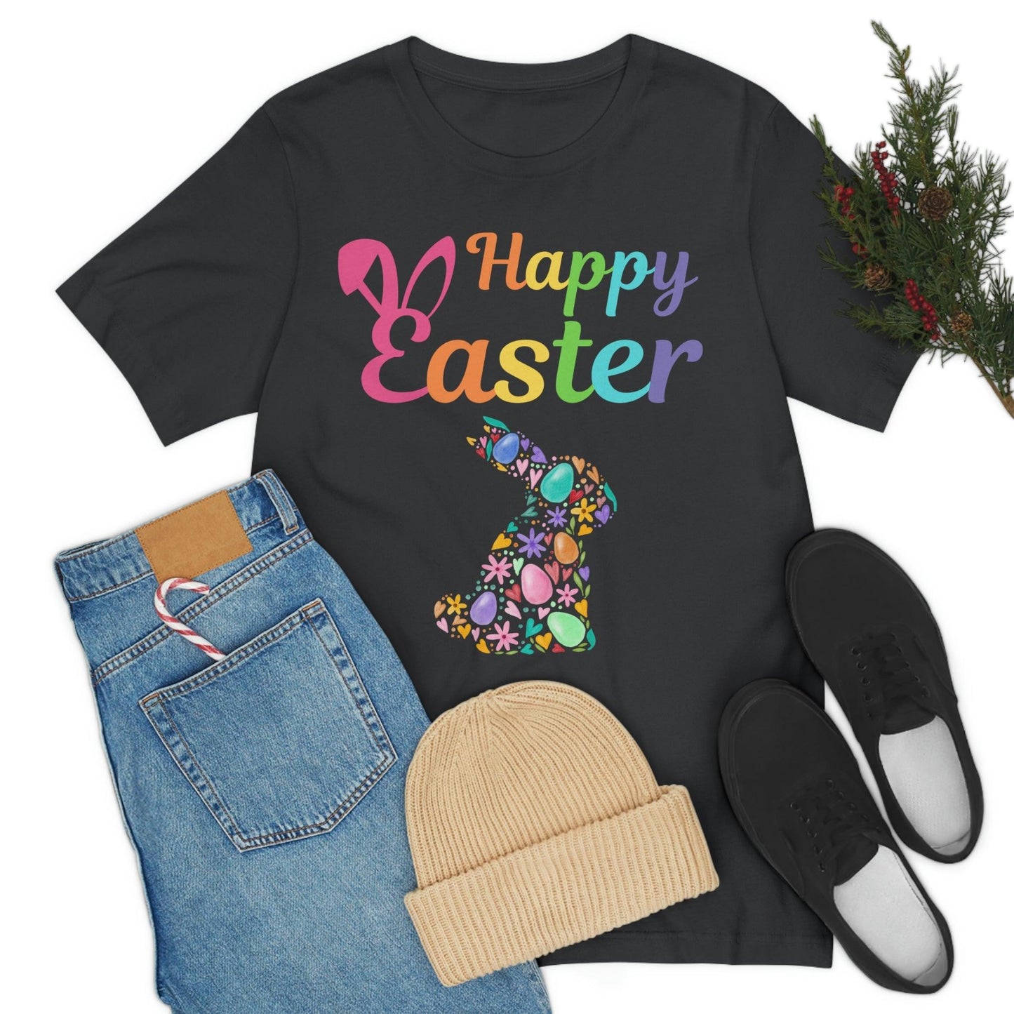 Happy Easter Bunny Tshirt Easter Gift for men and women Easter Shirt Shamrock Shirt