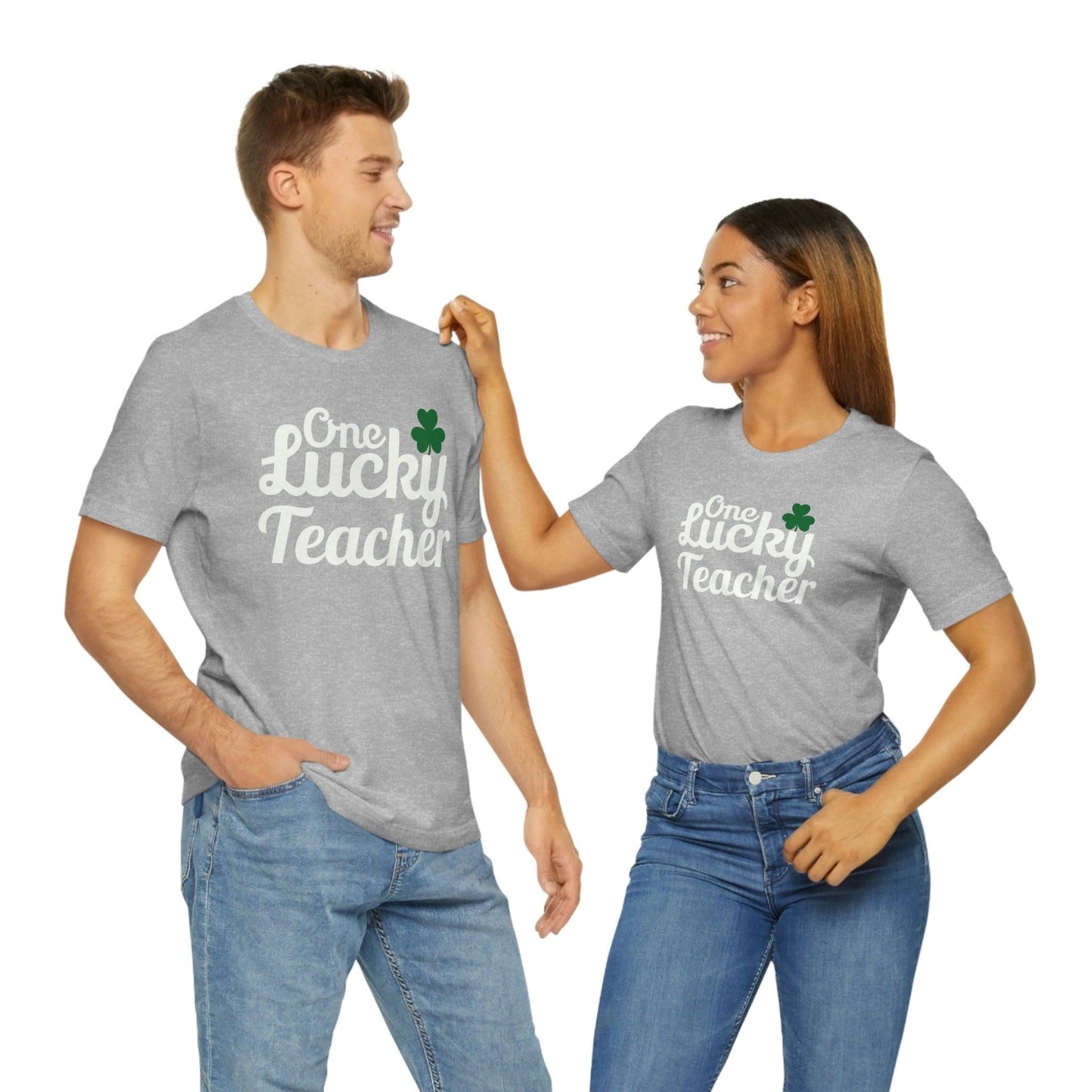 One Lucky Teacher Shirt feeling Lucky St Patrick's Day shirt - Funny St Paddy's day Funny Shirt - Giftsmojo