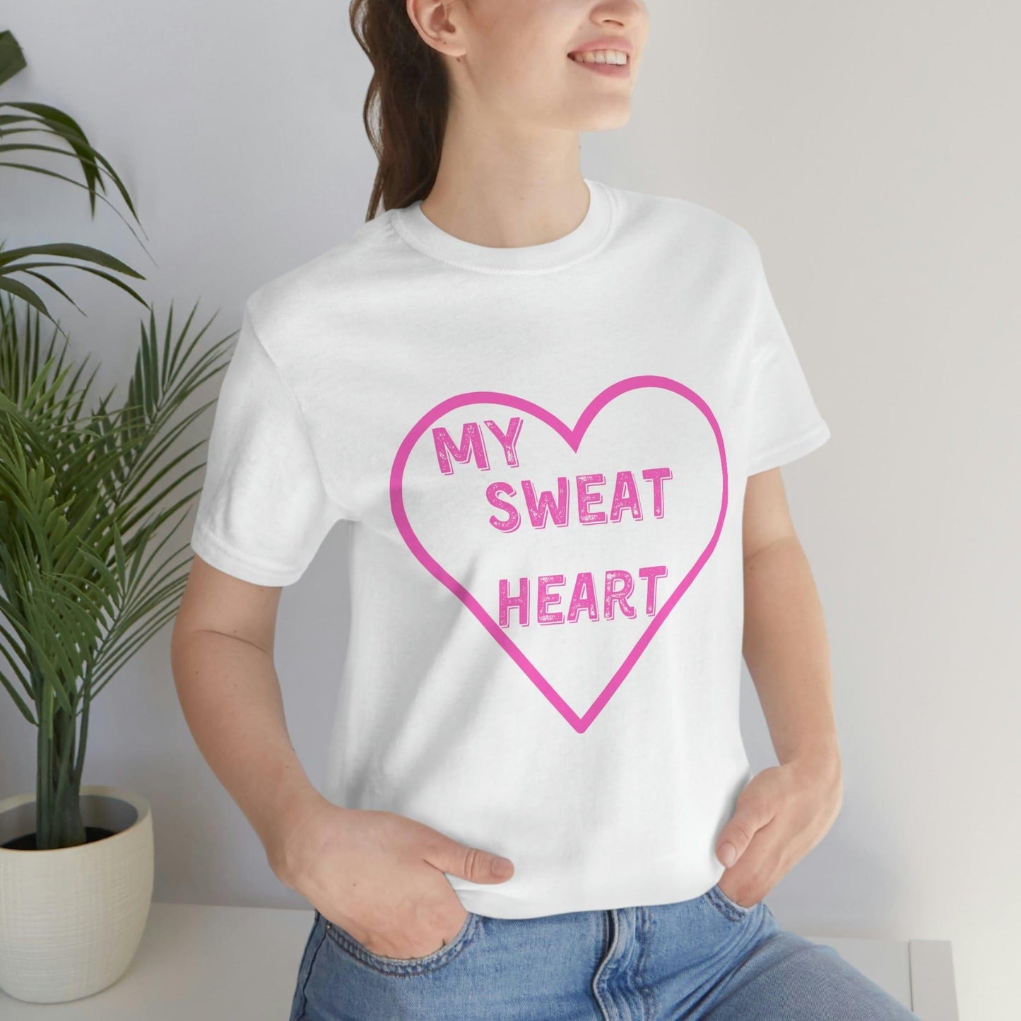 My Sweat Heart - Love shirt - Gift for wife - Gift for Husband - Gift for Girlfriend and Boyfriend - Anniversary gift - Giftsmojo