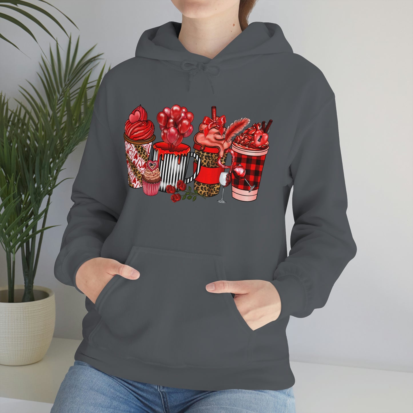 Valentine's day Hooded Sweatshirt (this is all i want for valentine)