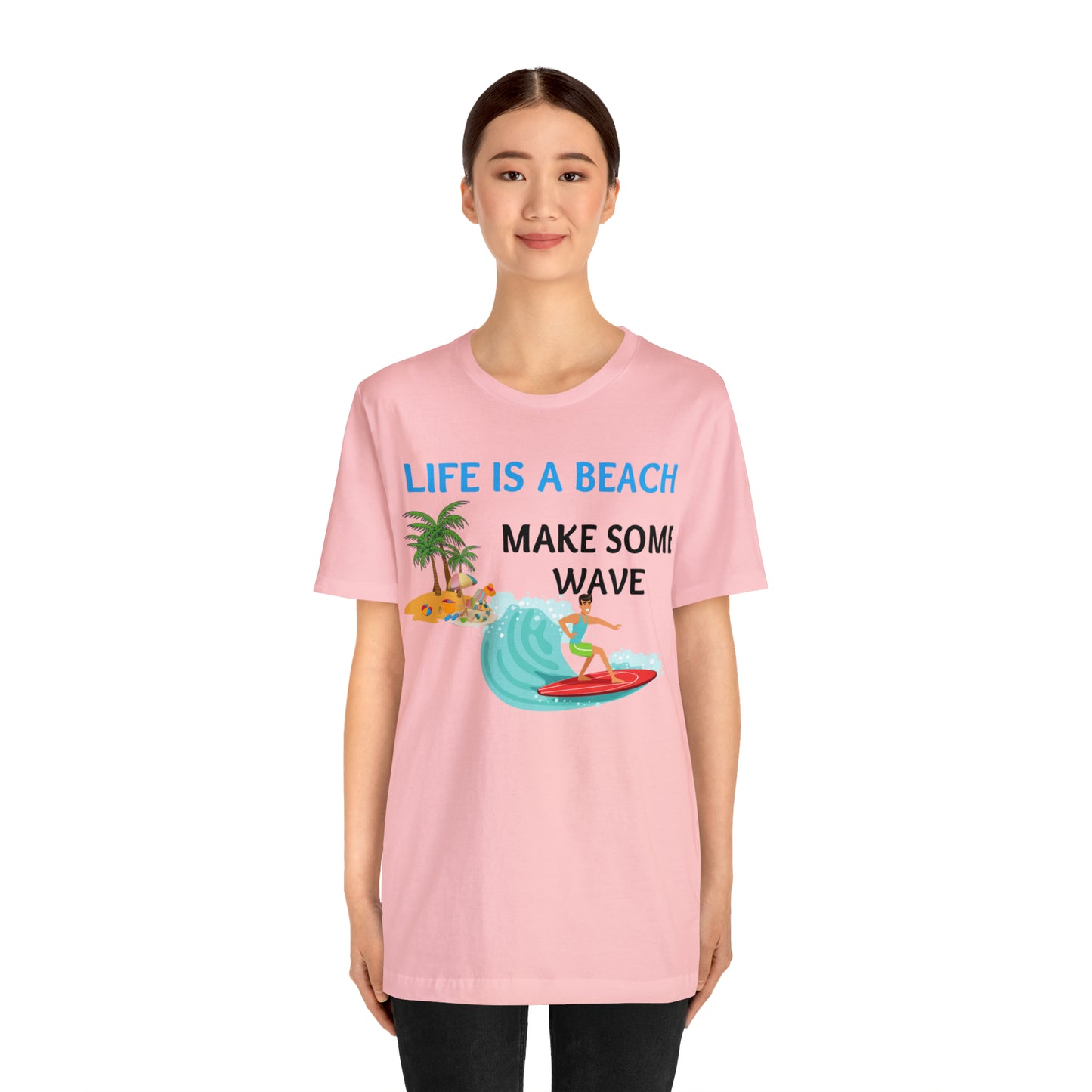 Life is a Beach shirt, Beach t-shirt, Summer shirt, Relaxing beachwear, Coastal fashion, Beach-inspired clothing, Beach adventure apparel