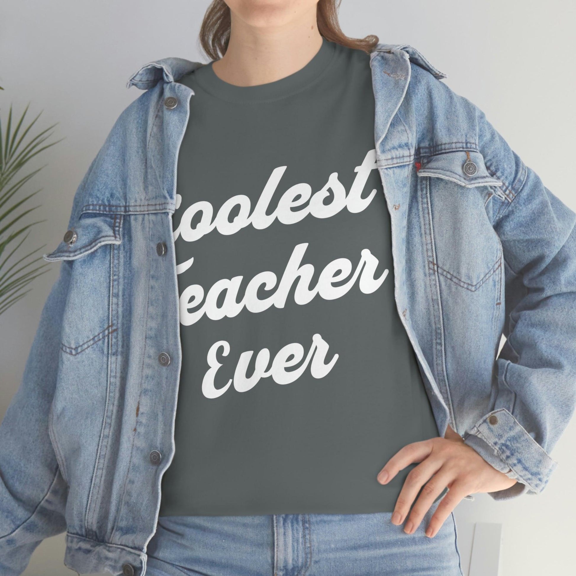 Coolest Teacher Ever T-Shirt - Giftsmojo