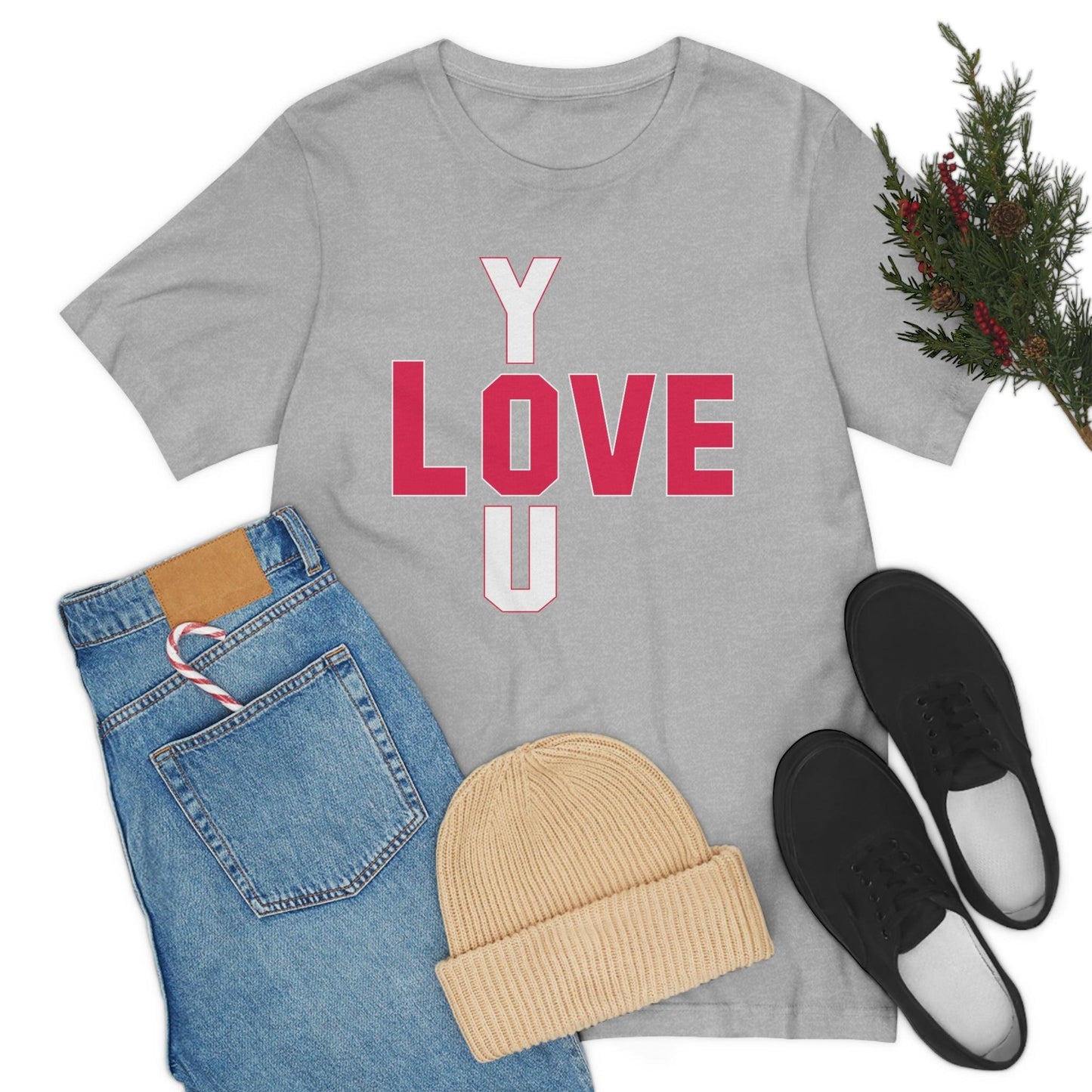 Love you Tshirt - Giftsmojo