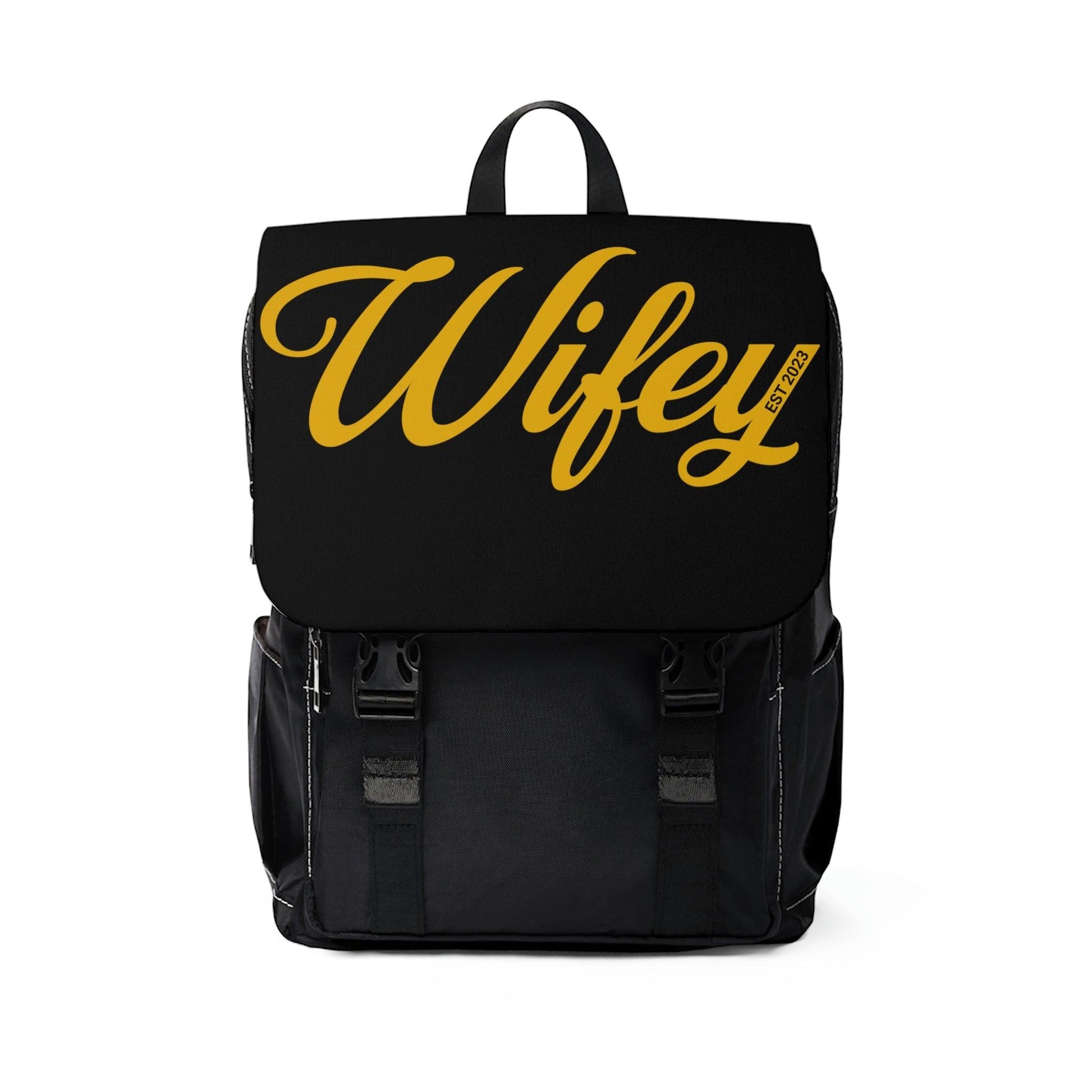 Wifey Casual Shoulder Backpack - Giftsmojo