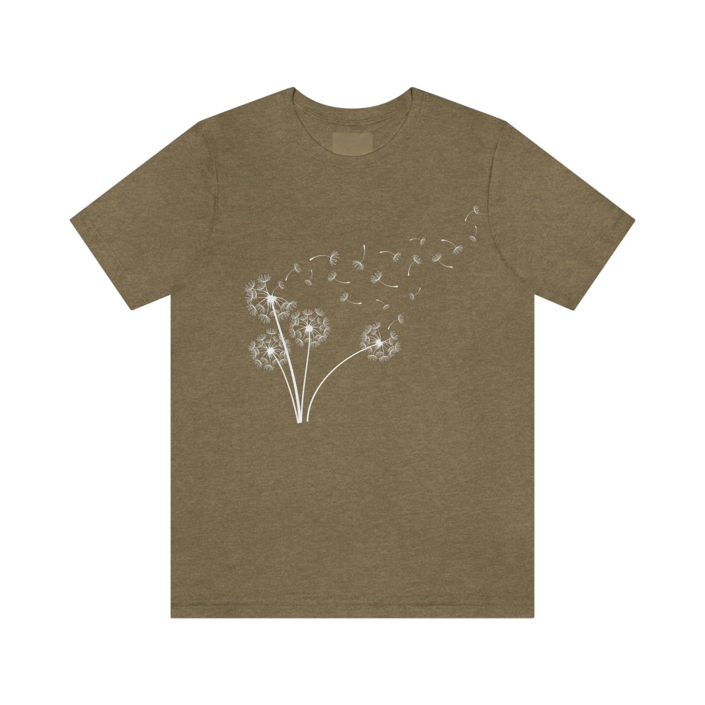 Dandelion Shirt, Boho Windflower Shirt, Dandelion Shirt for Her, Windflower Tee, Meditation Gift, Yoga Shirt, Inspirational Shirt, Bday Tees - Giftsmojo