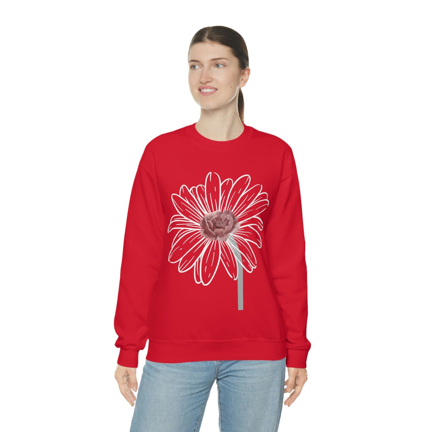 Floral Sweatshirt, Wildflower Sweatshirt, Flower sweatshirt, Wild Flowers