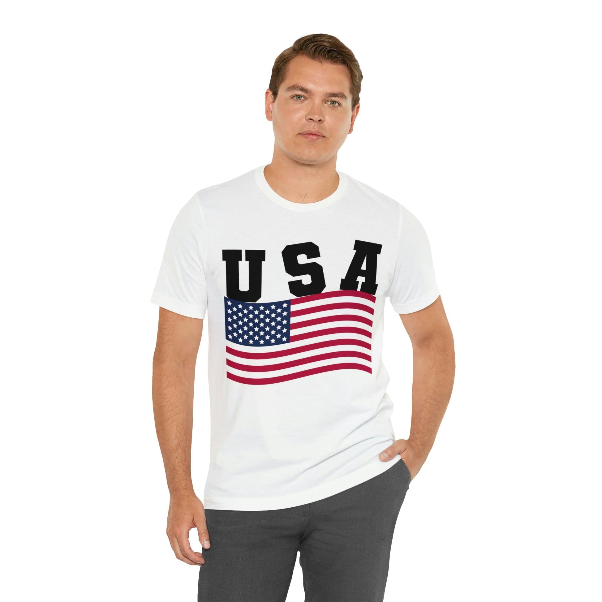 American flag shirt, Red, white, and blue shirt, 4th of July shirt - Giftsmojo
