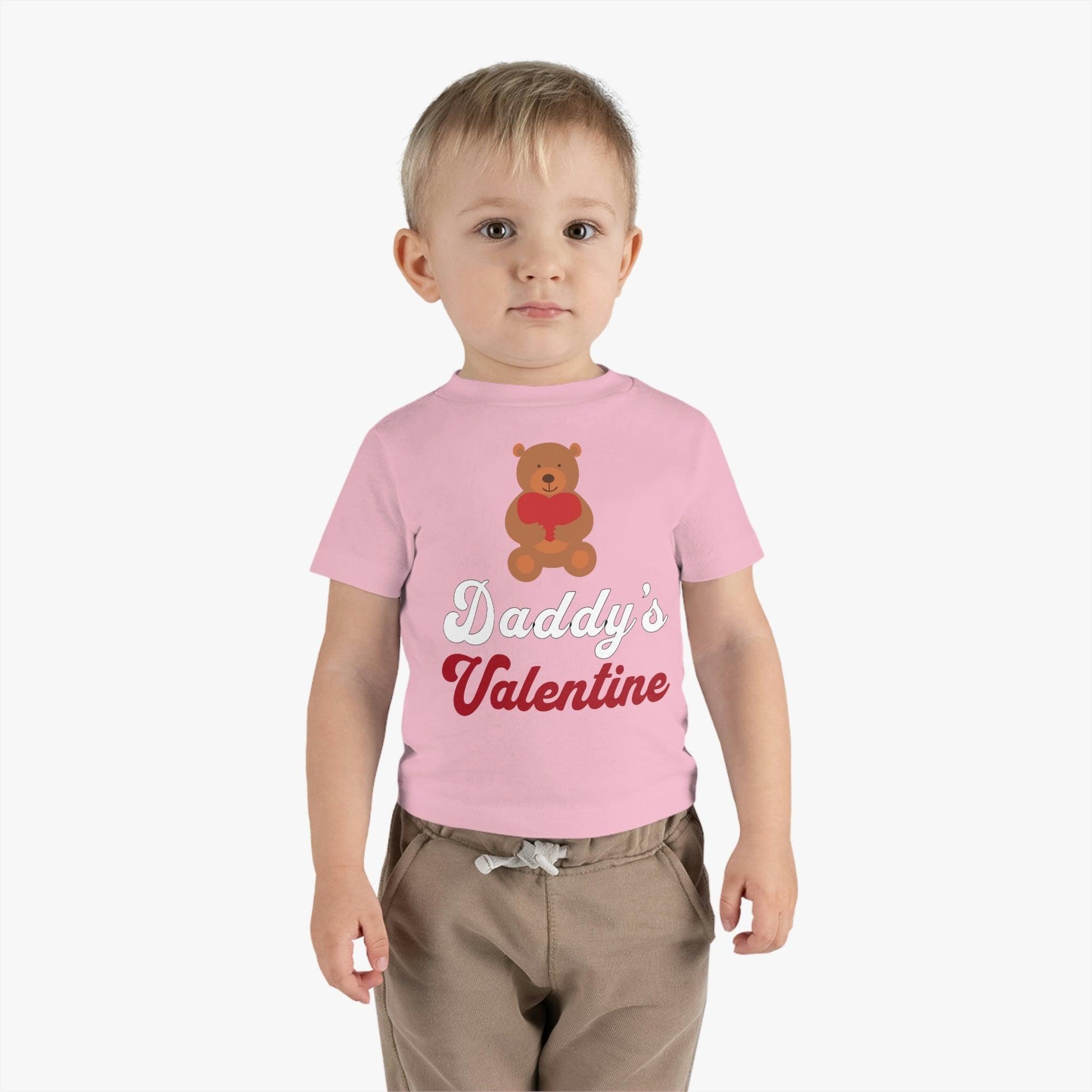 Daddy's Valentine - Kids Valentine day shirt - Giftsmojo