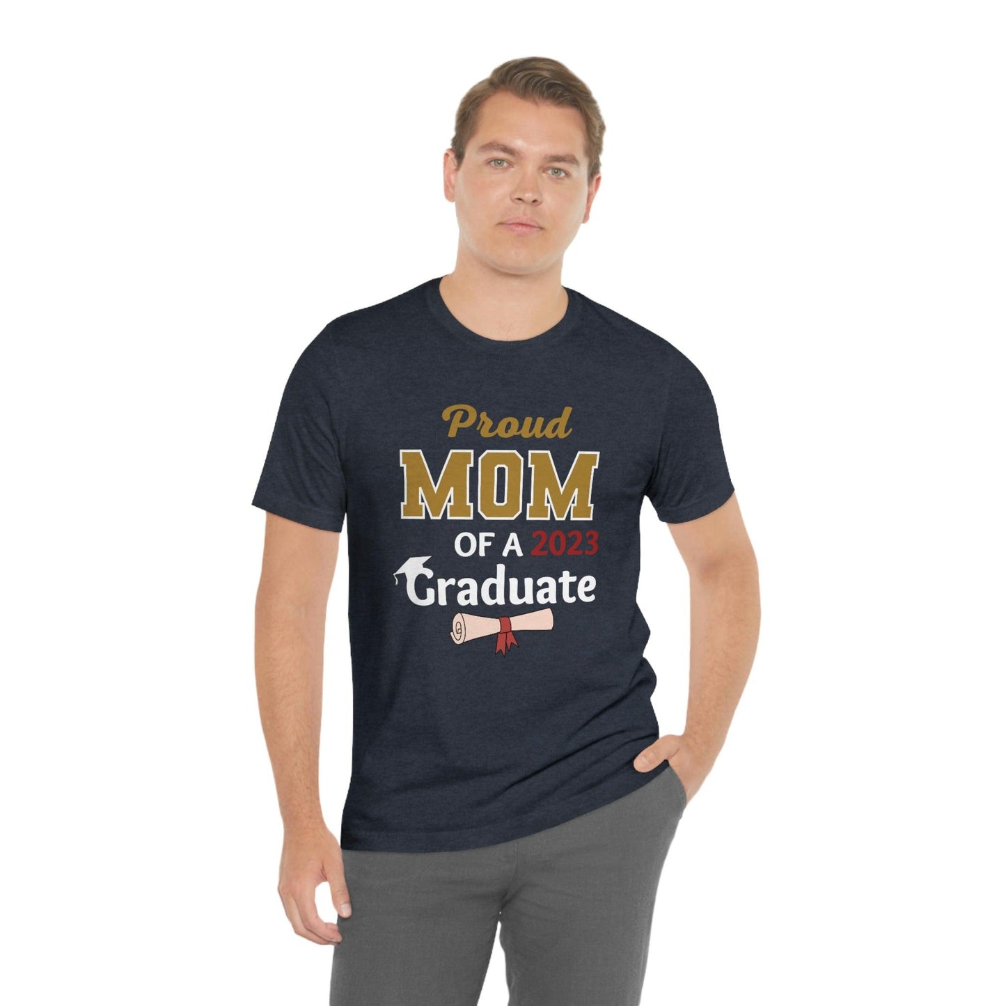 Proud mom of graduate shirt - graduation shirt for mom, graduation gift class of 2023 seniors shirt - Giftsmojo