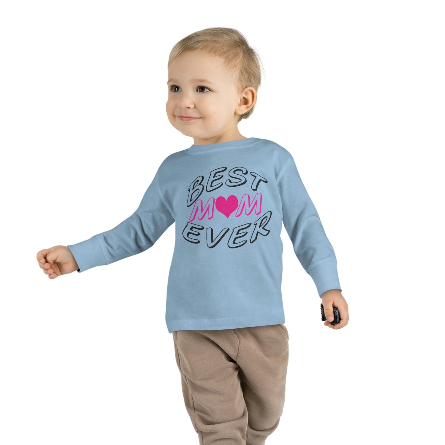 Best Mom Ever toddler long-sleeve tee - Toddler shirt - Giftsmojo