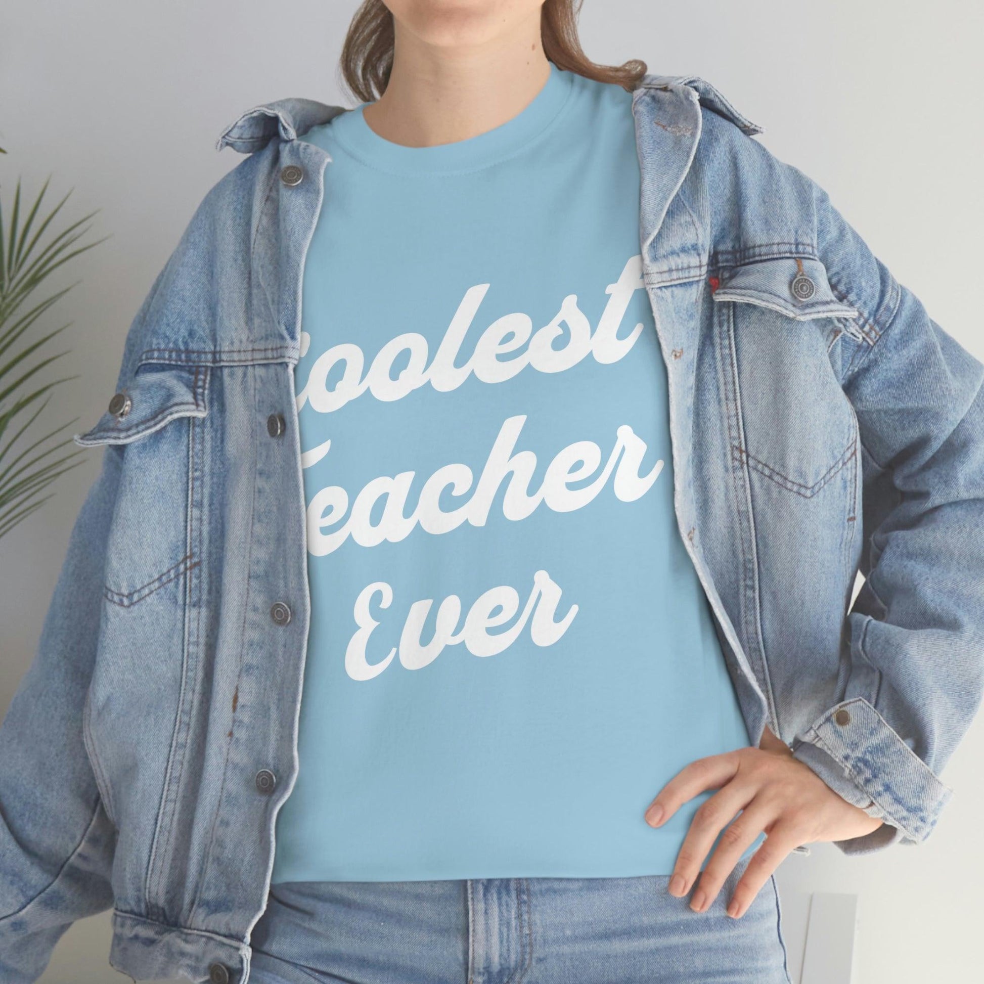 Coolest Teacher Ever T-Shirt - Giftsmojo