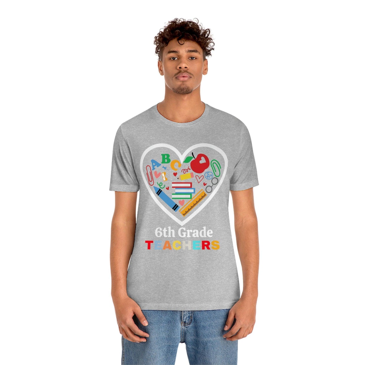 Love 6th Grade Teacher Shirt - Teacher Appreciation Shirt - Gift for Teachers - 6th Grade shirt - Giftsmojo