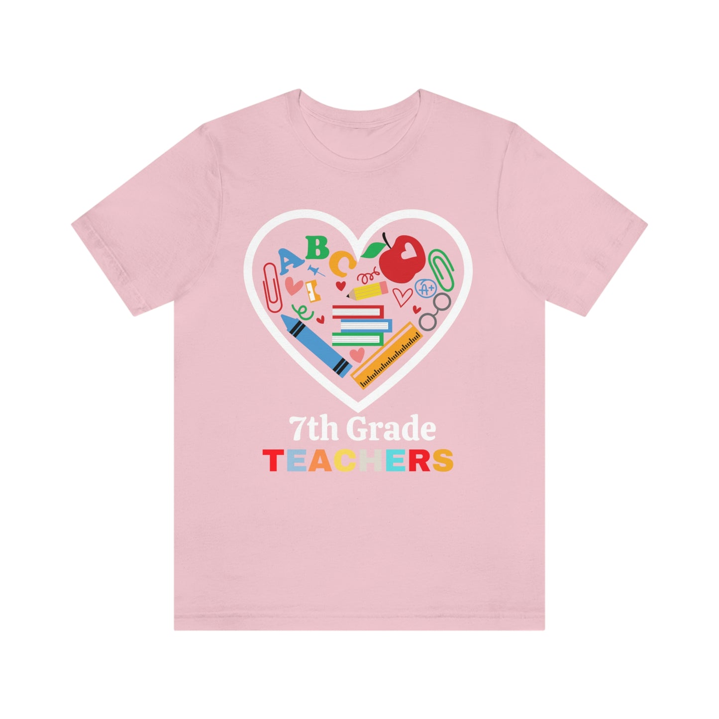 Love 7th Grade Teacher Shirt - Teacher Appreciation Shirt - Gift for Teachers - 7th Grade shirt