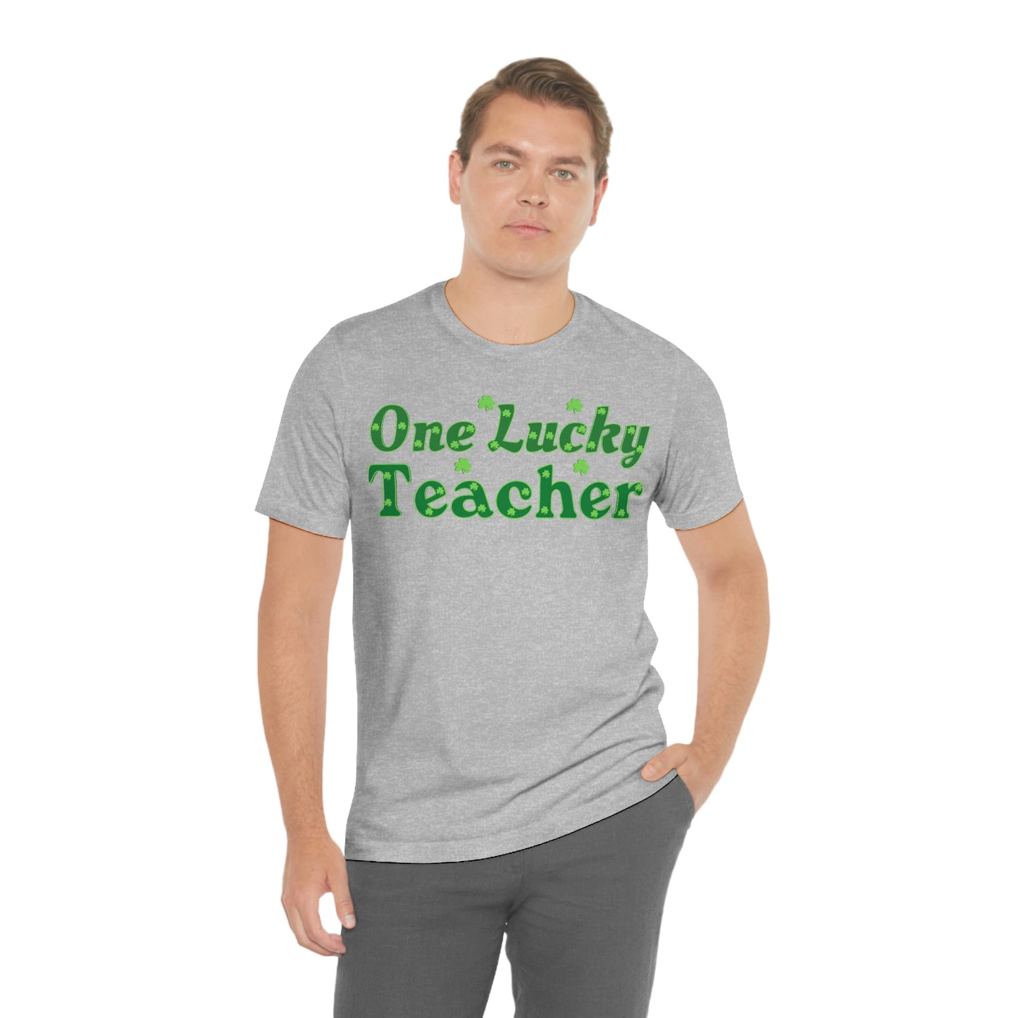 One Lucky Teacher Shirt feeling Lucky St Patrick's Day shirt - Funny St Paddy's day Funny Shirt