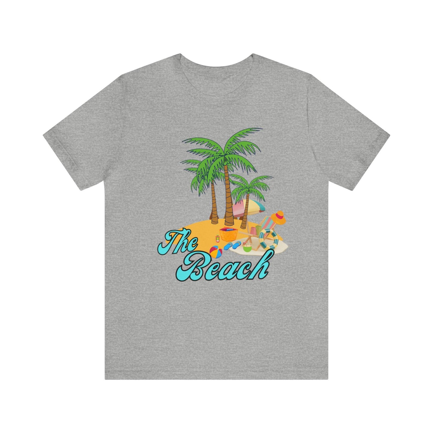 The Beach shirt, Beach t-shirt, Summer shirt, Beachwear, Beach fashion, Tropical print, Trendy design, Stylish beach apparel - Giftsmojo