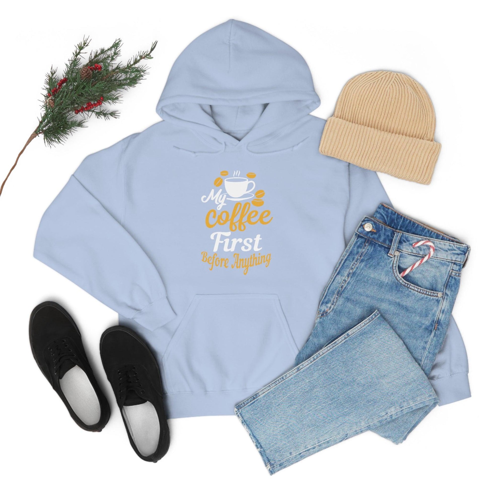 My coffee first before anything Hoodie - Giftsmojo