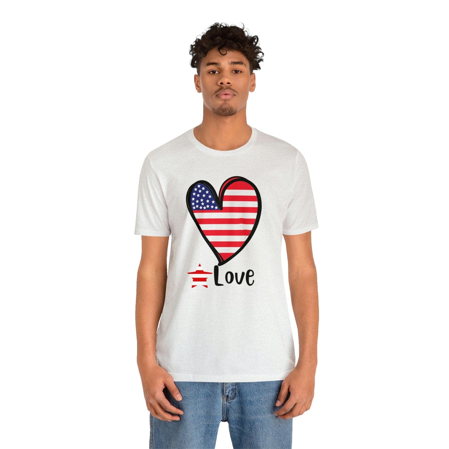 Memorial Day shirt, Love flag shirt, Independence Day, 4th of July shirt