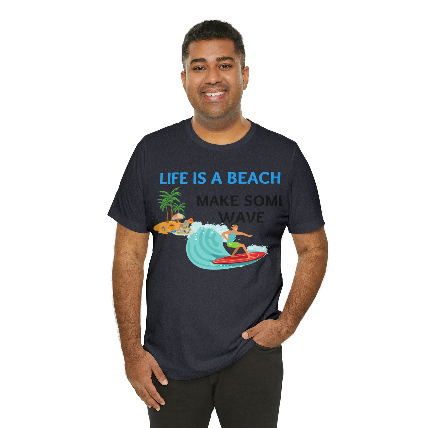 Life is a Beach shirt, Beach t-shirt, Summer shirt, Relaxing beachwear, Coastal fashion, Beach-inspired clothing, Beach adventure apparel