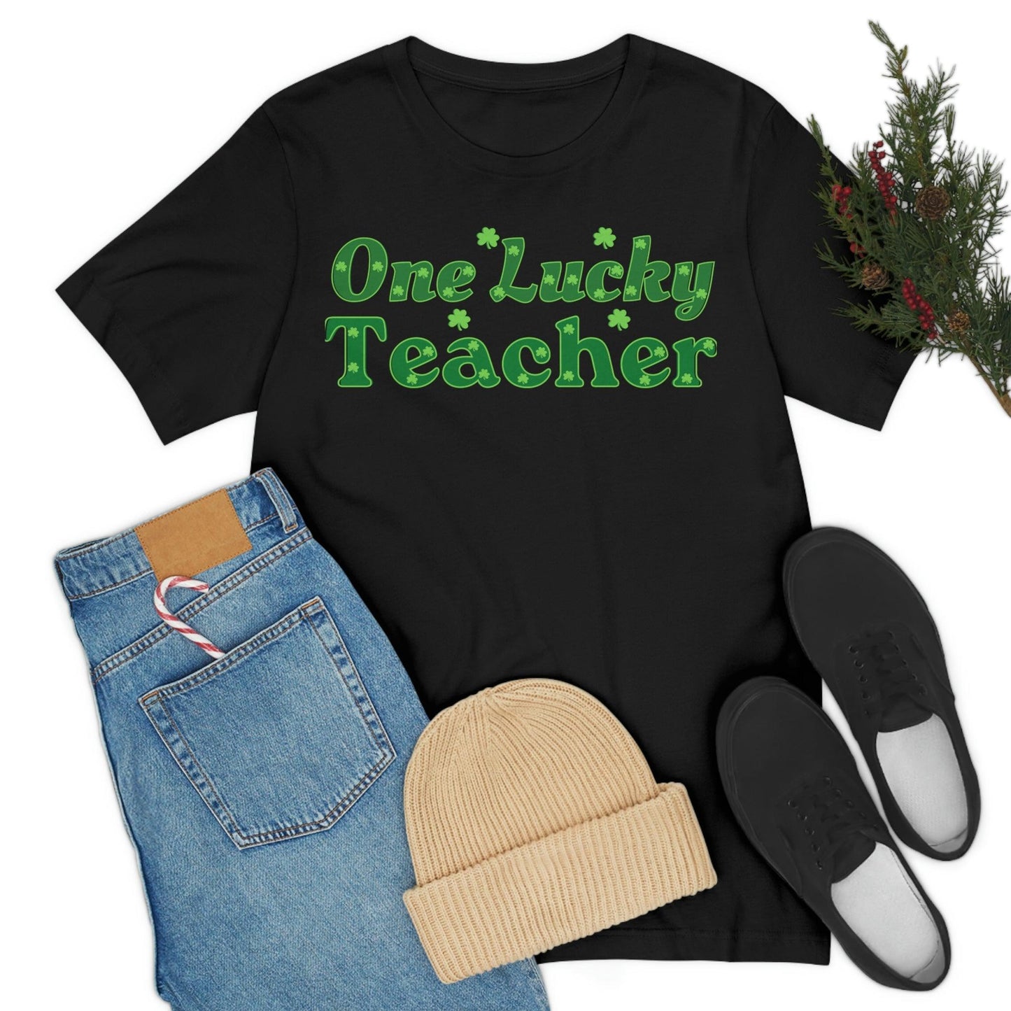 One Lucky Teacher Shirt feeling Lucky St Patrick's Day shirt - Funny St Paddy's day Funny Shirt - Giftsmojo