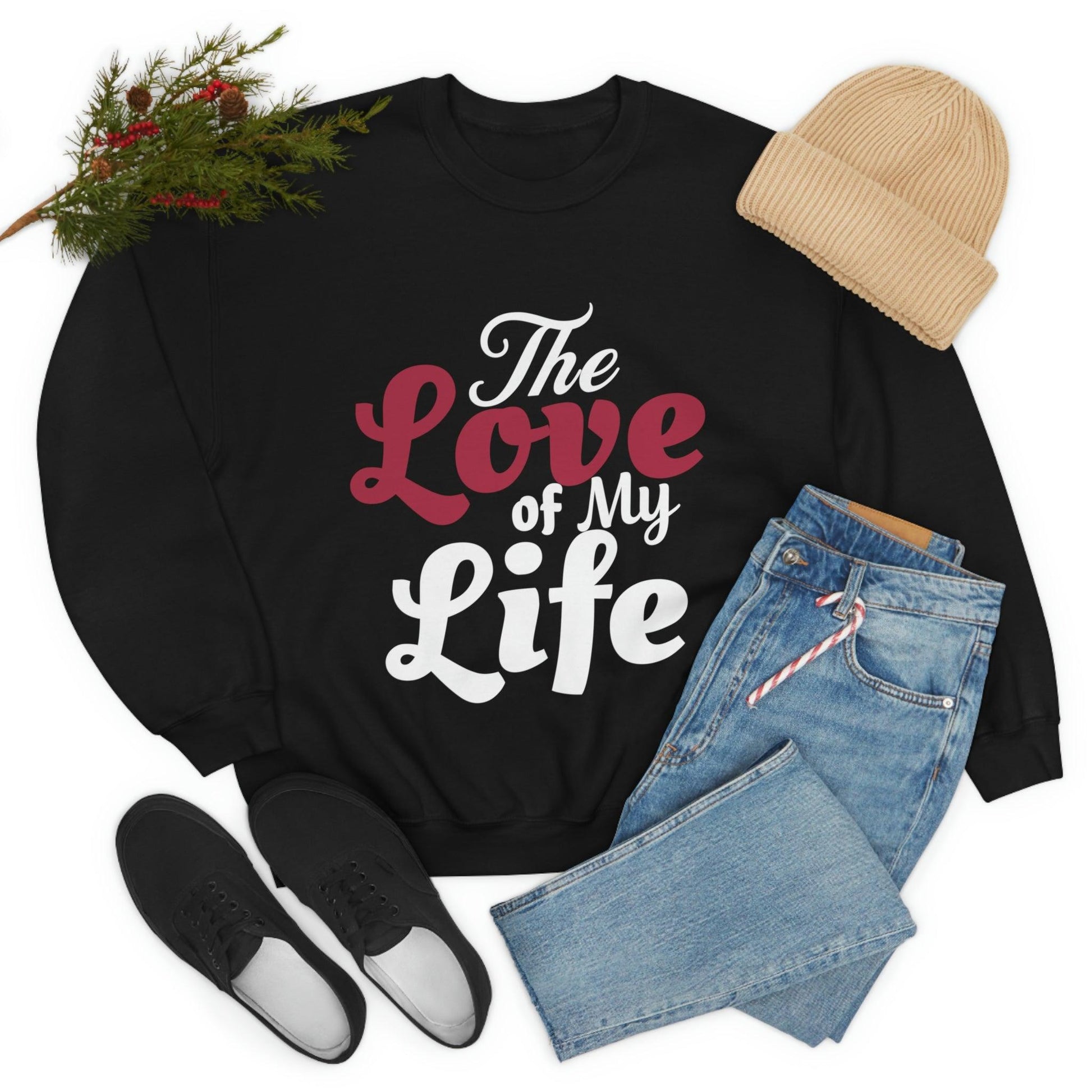 Love Sweatshirt, Love Shirt, Gift For Fiance, Newlywed Gift, Gift For Wife, Engagement Shirt,The Love of My Life, Valentine's day gift - Giftsmojo