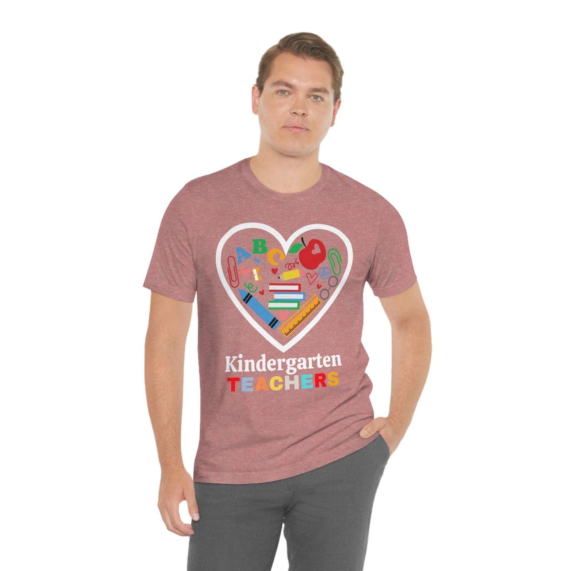 Love Kindergarten Teacher Shirt - Teacher Appreciation Shirt - Gift for Kindergarten Teacher - Giftsmojo