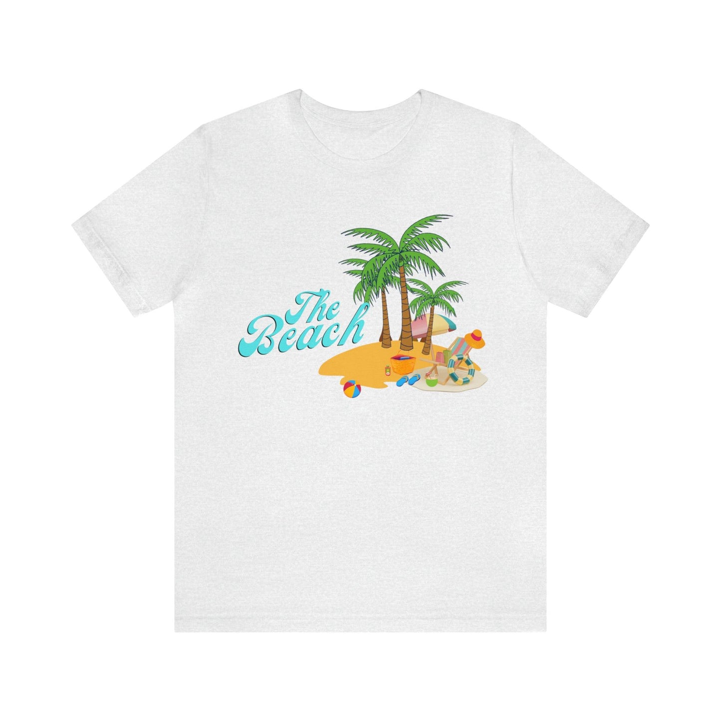 The Beach shirt, Beach t-shirt, Summer shirt, Beachwear, Beach fashion, Tropical print, Trendy design, Stylish beach apparel - Giftsmojo