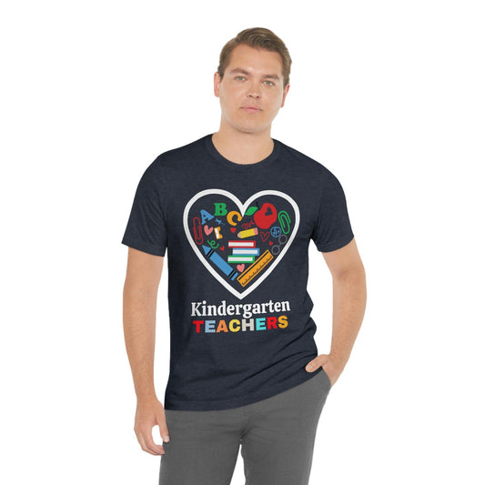 Love Kindergarten Teacher Shirt - Teacher Appreciation Shirt - Gift for Kindergarten Teacher - Giftsmojo