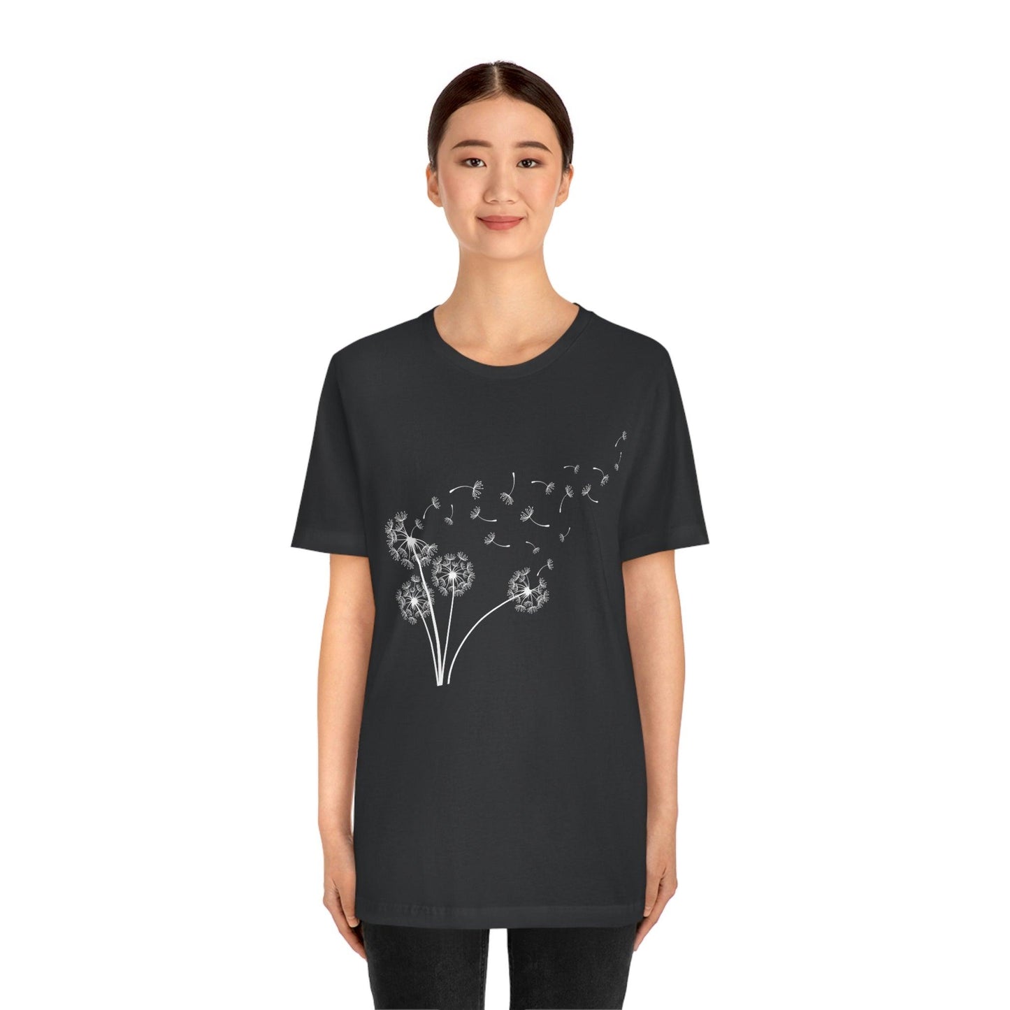 Dandelion Shirt, Boho Windflower Shirt, Dandelion Shirt for Her, Windflower Tee, Meditation Gift, Yoga Shirt, Inspirational Shirt, Bday Tees - Giftsmojo