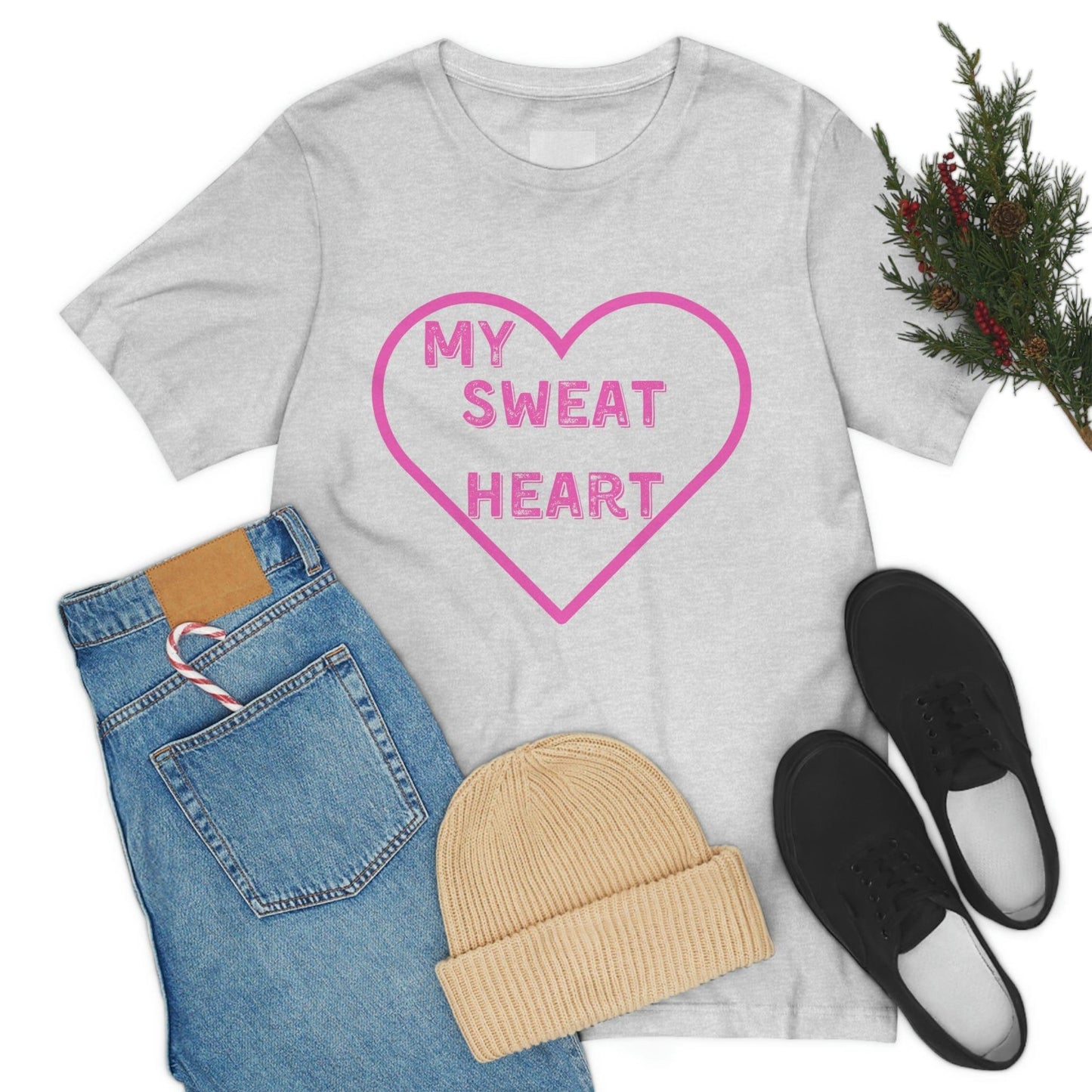 My Sweat Heart - Love shirt - Gift for wife - Gift for Husband - Gift for Girlfriend and Boyfriend - Anniversary gift - Giftsmojo