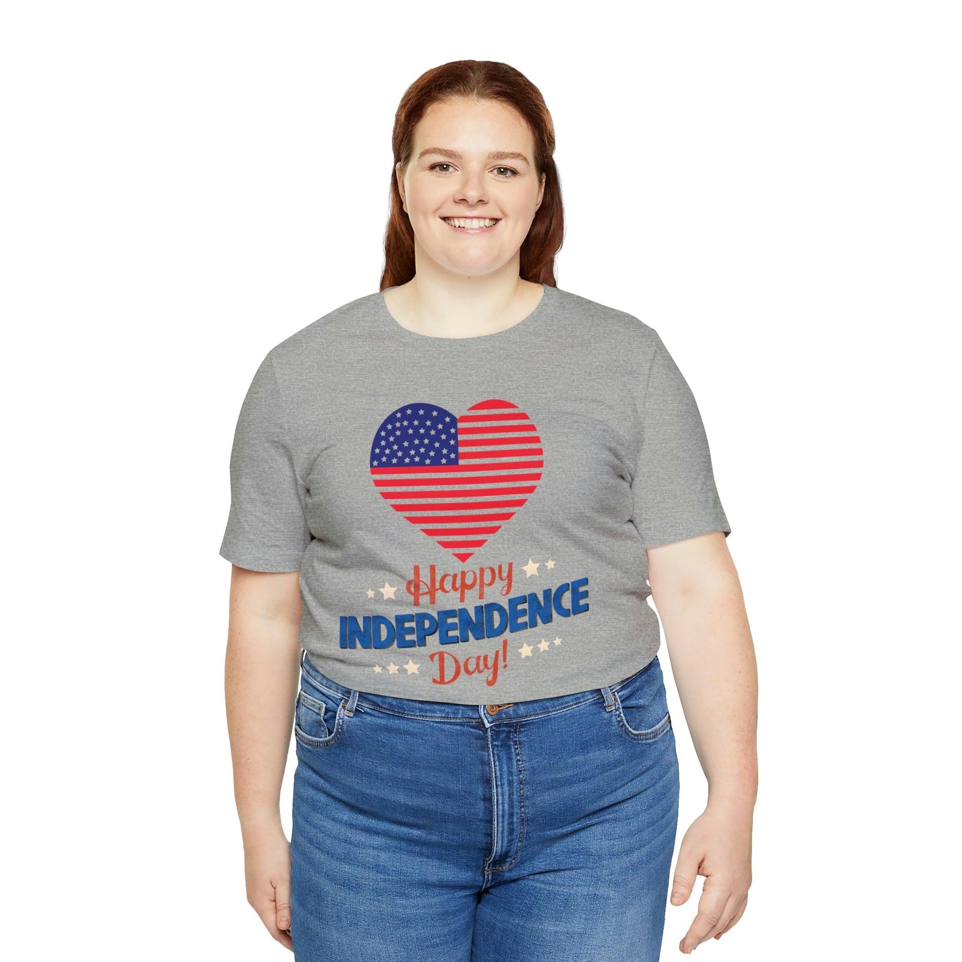 Happy Independence Day shirt, American flag shirt, Red, white, and blue shirt, Patriotic shirt, USA shirt - Giftsmojo