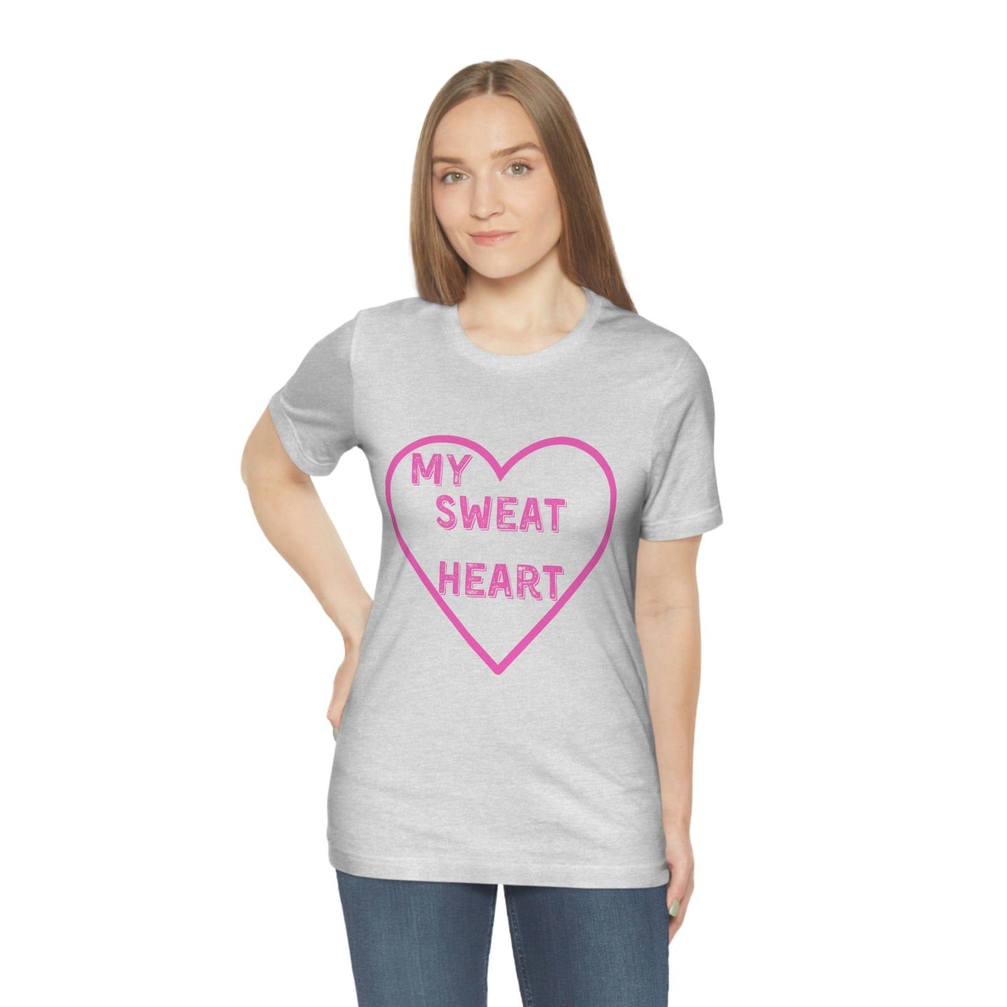 My Sweat Heart - Love shirt - Gift for wife - Gift for Husband - Gift for Girlfriend and Boyfriend - Anniversary gift - Giftsmojo