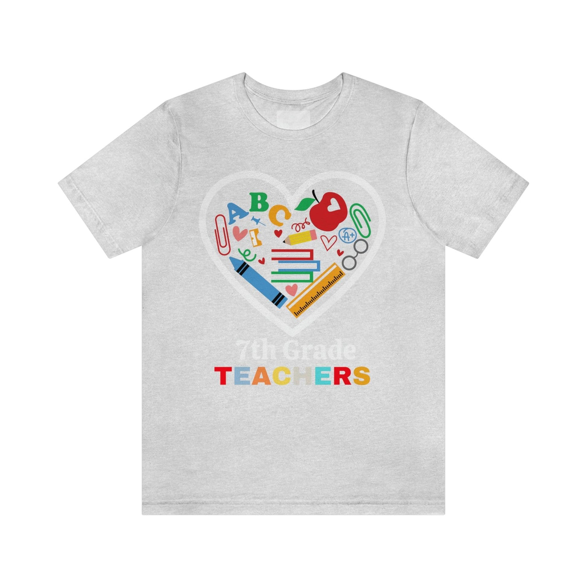 Love 7th Grade Teacher Shirt - Teacher Appreciation Shirt - Gift for Teachers - 7th Grade shirt - Giftsmojo