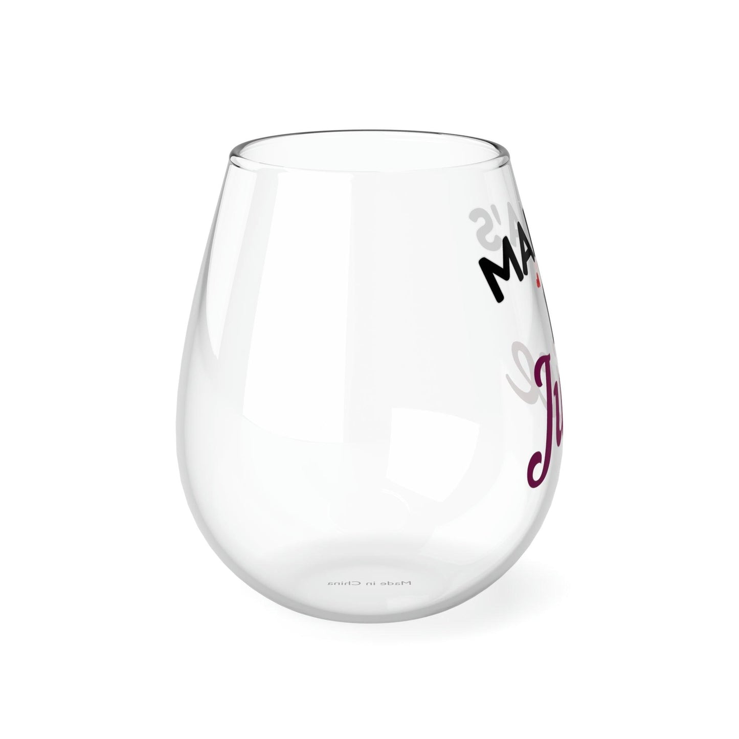 Mom wine glass Mama's Juice Wine Glass - Mother's Day Wine glass Gift for Mom - Giftsmojo