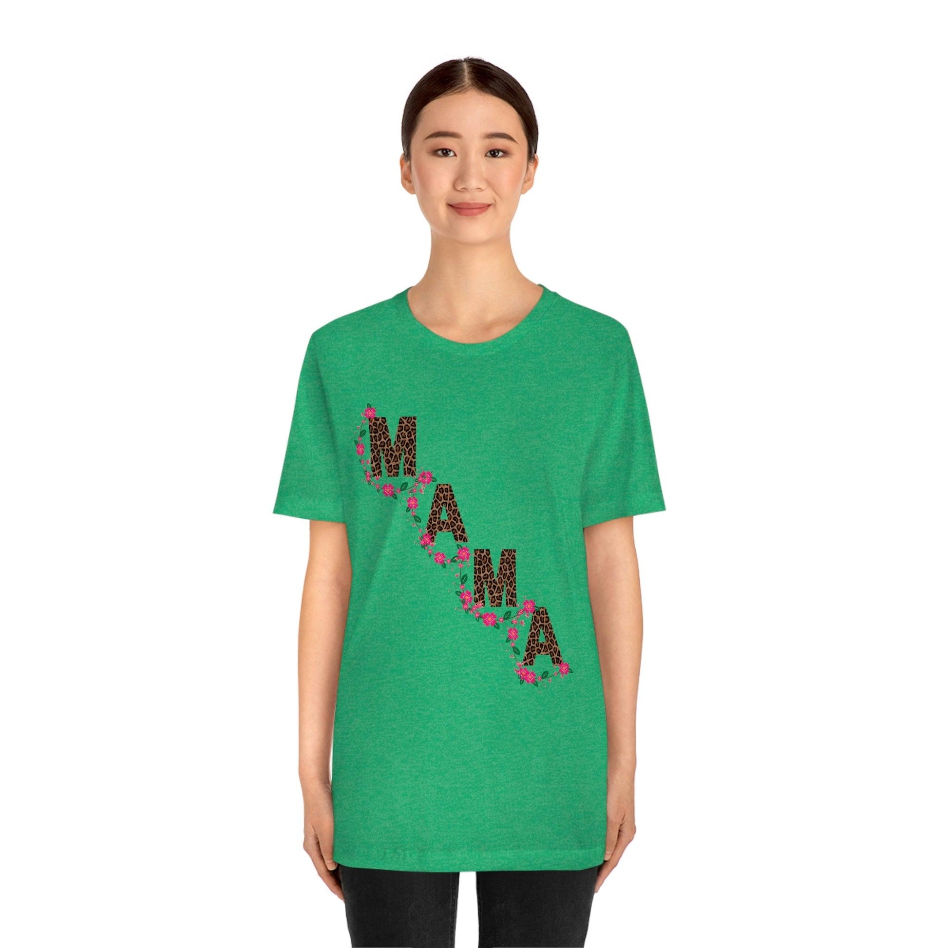 Leopard print Mama shirt - Leopard Mama Shirt mothers day shirt new mom shirt - Giftsmojo