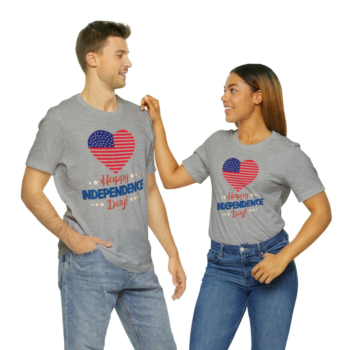 Happy Independence Day shirt, American flag shirt, Red, white, and blue shirt, Patriotic shirt, USA shirt - Giftsmojo