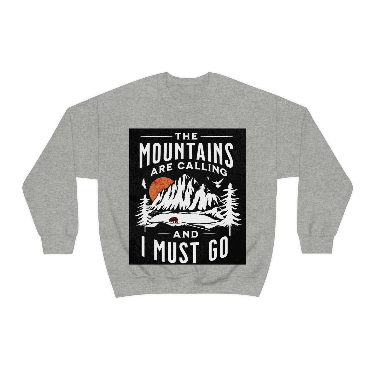 The Mountains are calling Crewneck Sweatshirt - Giftsmojo