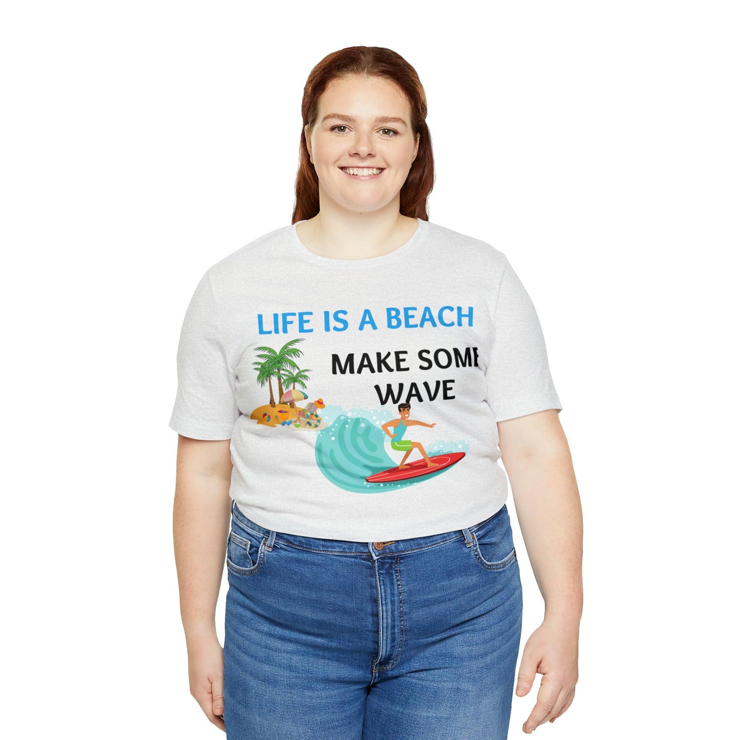 Life is a Beach shirt, Beach t-shirt, Summer shirt, Relaxing beachwear, Coastal fashion, Beach-inspired clothing, Beach adventure apparel - Giftsmojo