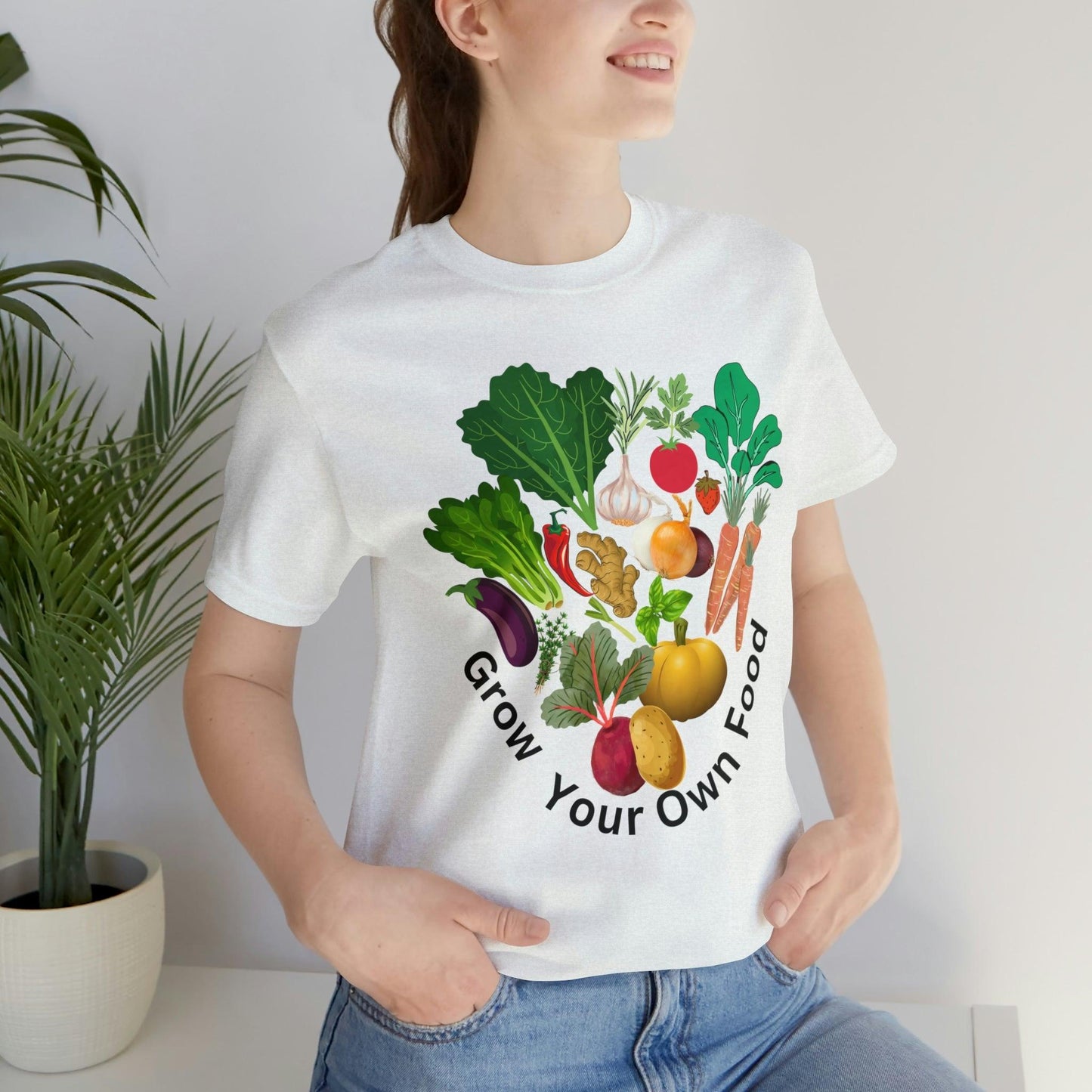 Shirt for Gardeners, Garden Tshirt, Grow Your Own Food shirt, Gift for Gardener, Garden Shirt for Women, Homesteader Shirt, Garden Graphic Tee - Giftsmojo