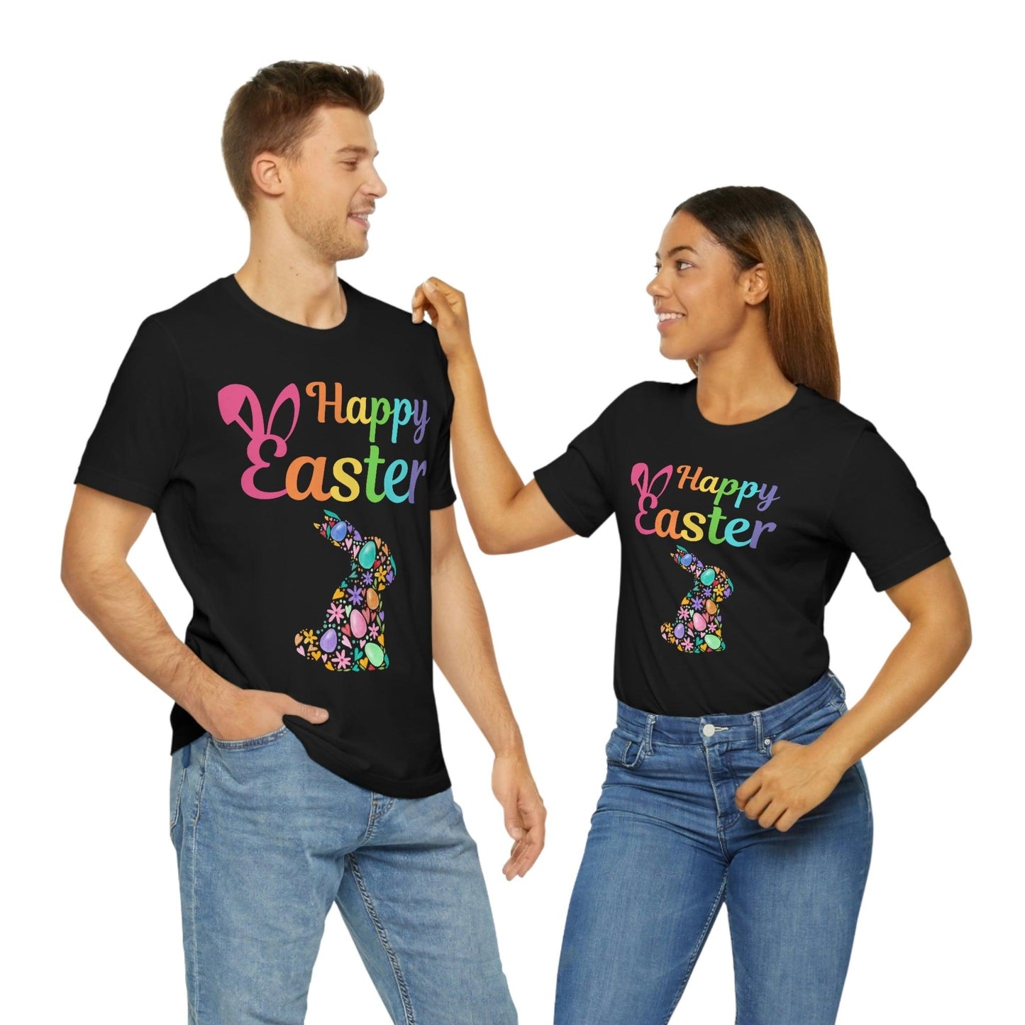 Happy Easter Bunny Tshirt Easter Gift for men and women Easter Shirt Shamrock Shirt - Giftsmojo