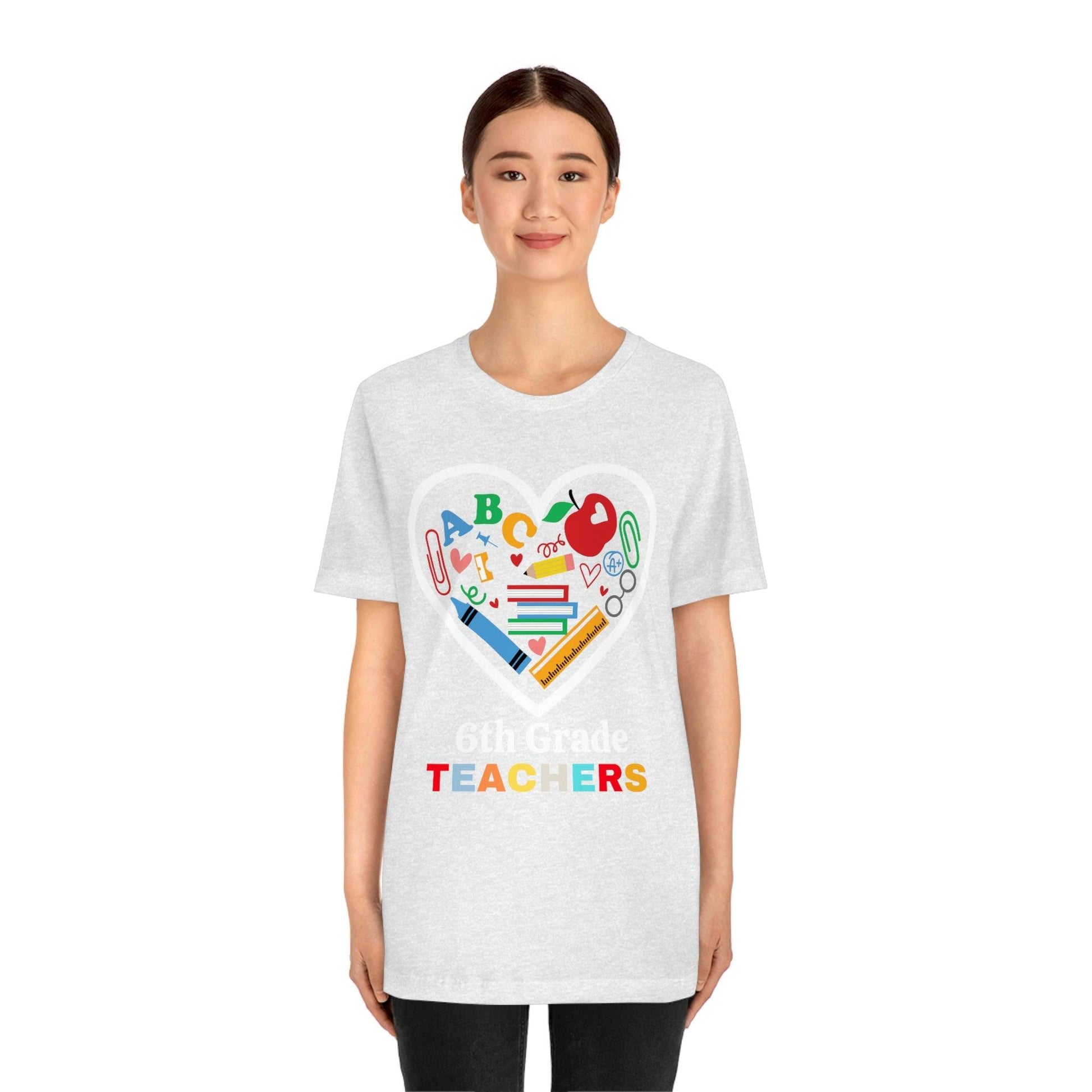 Love 6th Grade Teacher Shirt - Teacher Appreciation Shirt - Gift for Teachers - 6th Grade shirt - Giftsmojo