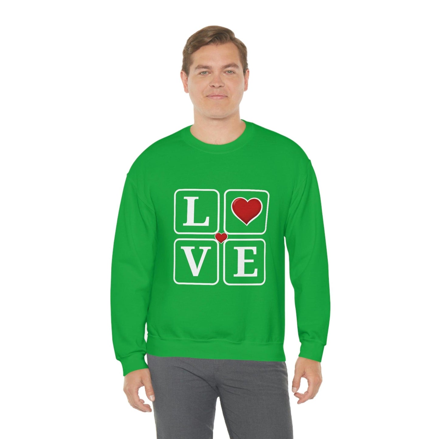 Love square Hearts Sweatshirt