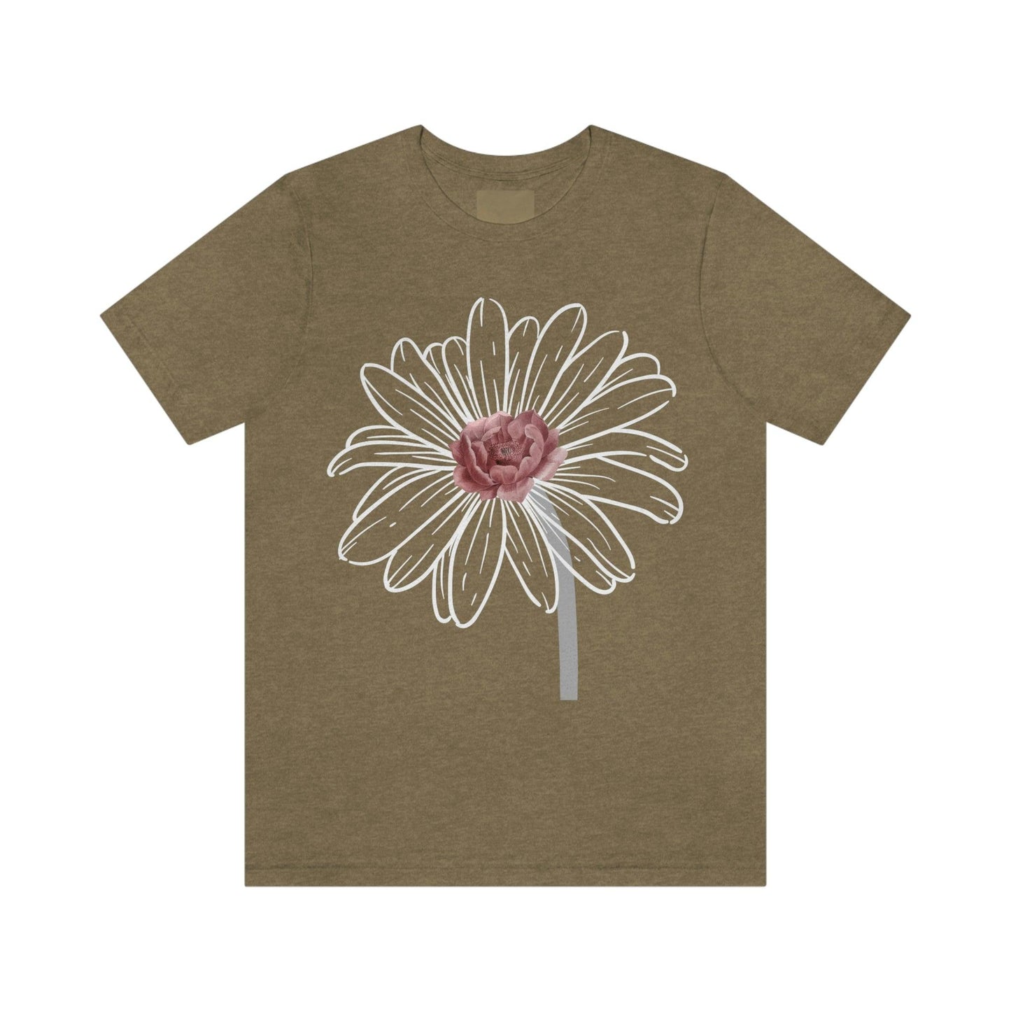 Flower Tshirt, Vintage Flower Shirt, Vintage Botanical Shirt, Vintage T-shirt, Graphic Tshirt, Botanical Print, Wildflower shirt, floral Tee - Giftsmojo