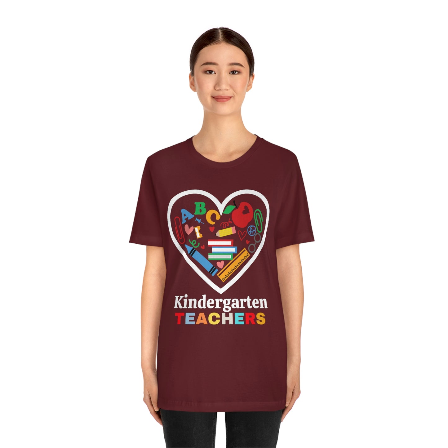 Love Kindergarten Teacher Shirt - Teacher Appreciation Shirt - Gift for Kindergarten Teacher