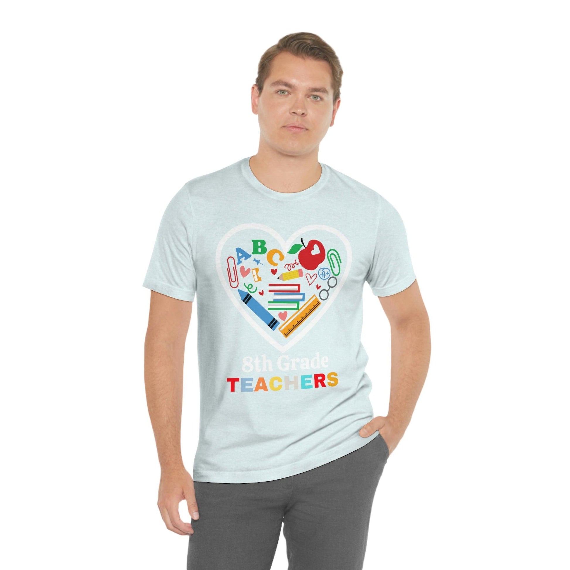 Love 8th Grade Teacher Shirt - Teacher Appreciation Shirt - Gift for Teachers - 8th Grade shirt - Giftsmojo