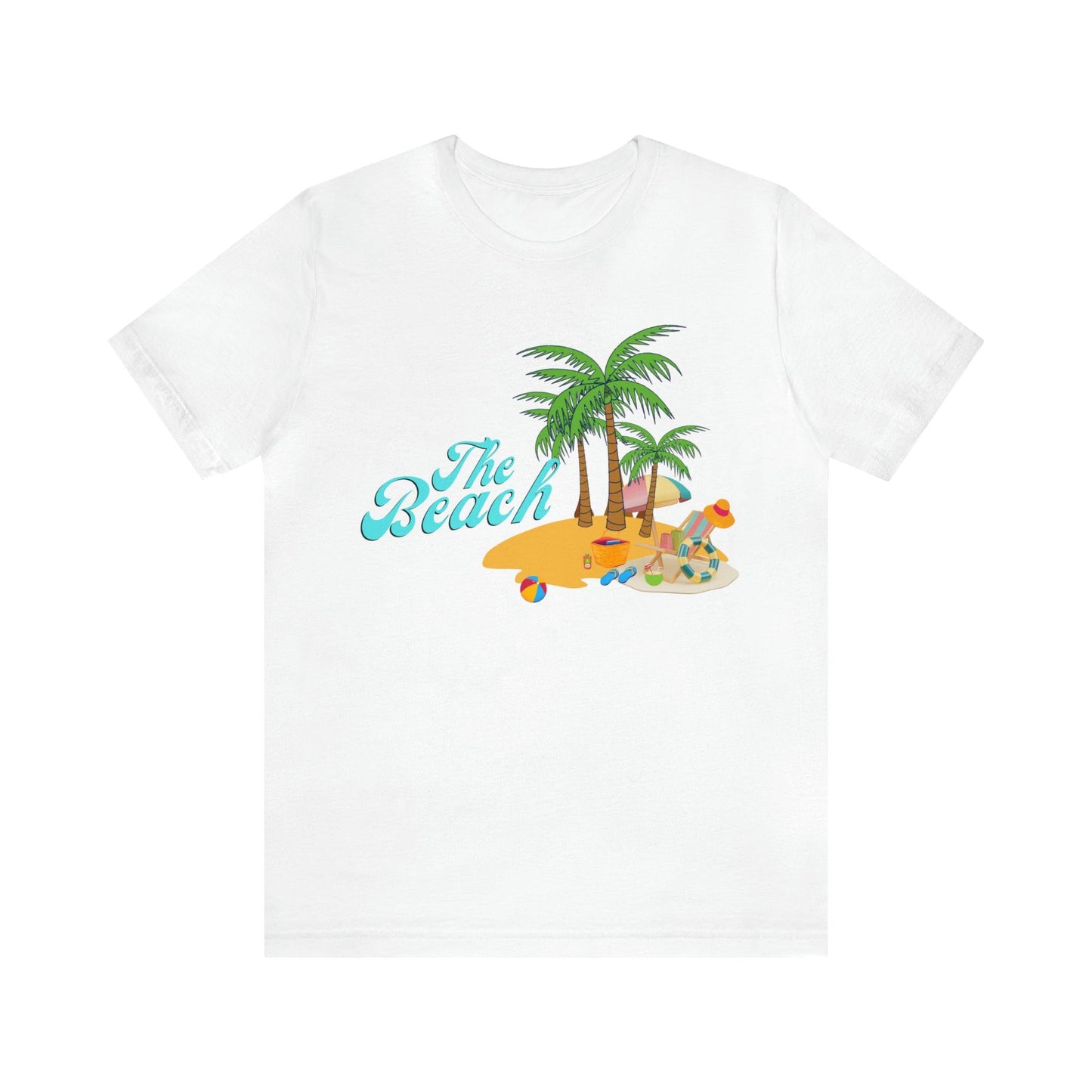 The Beach shirt, Beach t-shirt, Summer shirt, Beachwear, Beach fashion, Tropical print, Trendy design, Stylish beach apparel - Giftsmojo